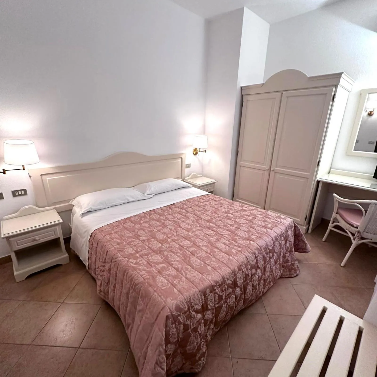 Bed in Hotel Terranova