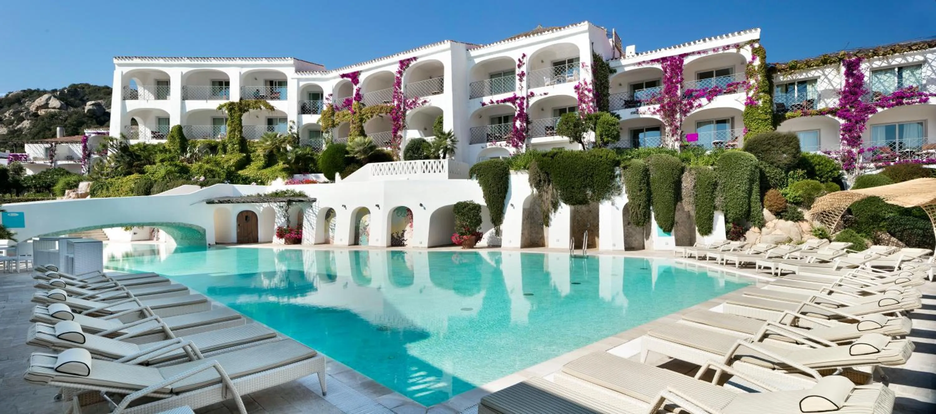 Swimming pool in Grand Hotel Poltu Quatu