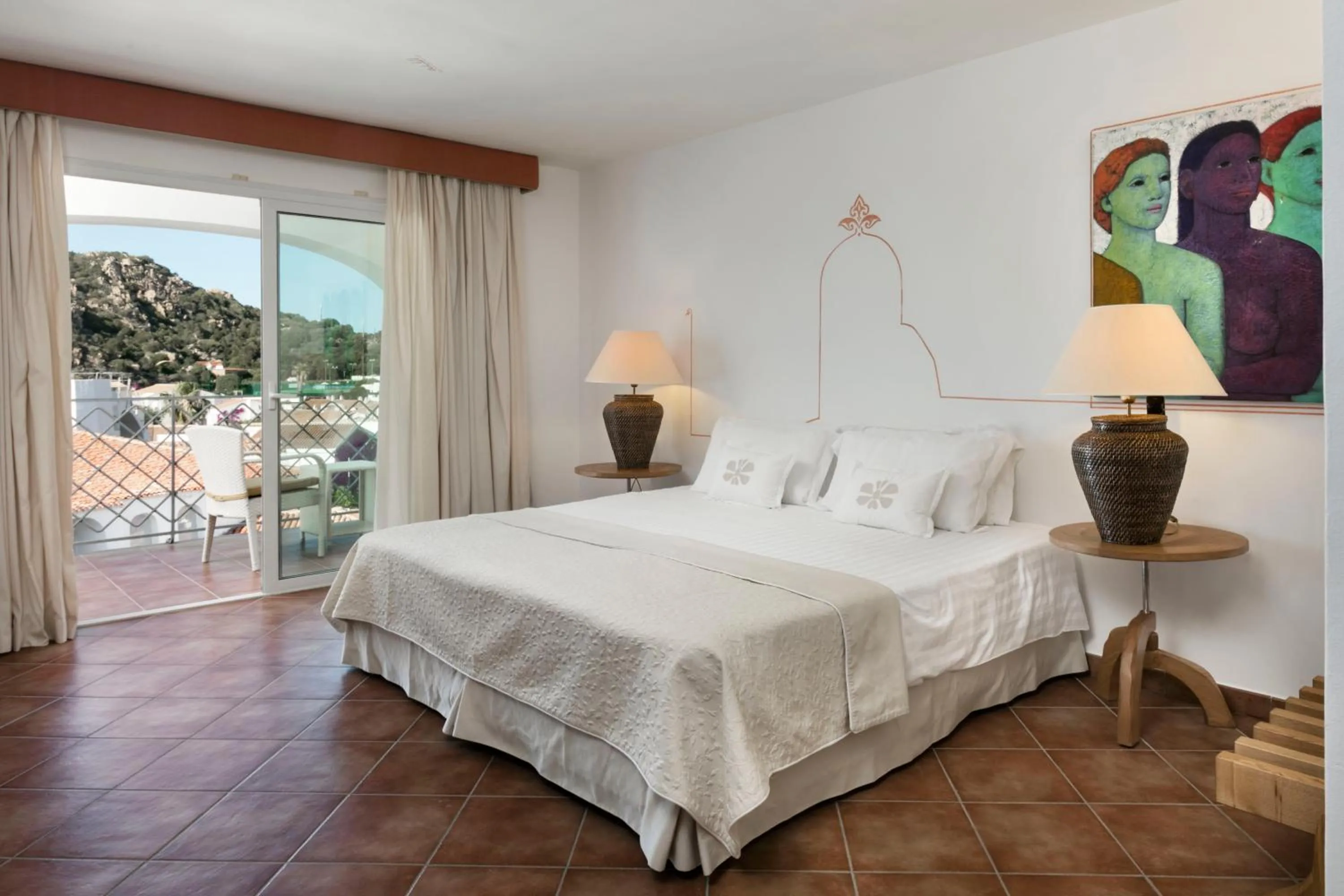 Bedroom in Grand Hotel Poltu Quatu