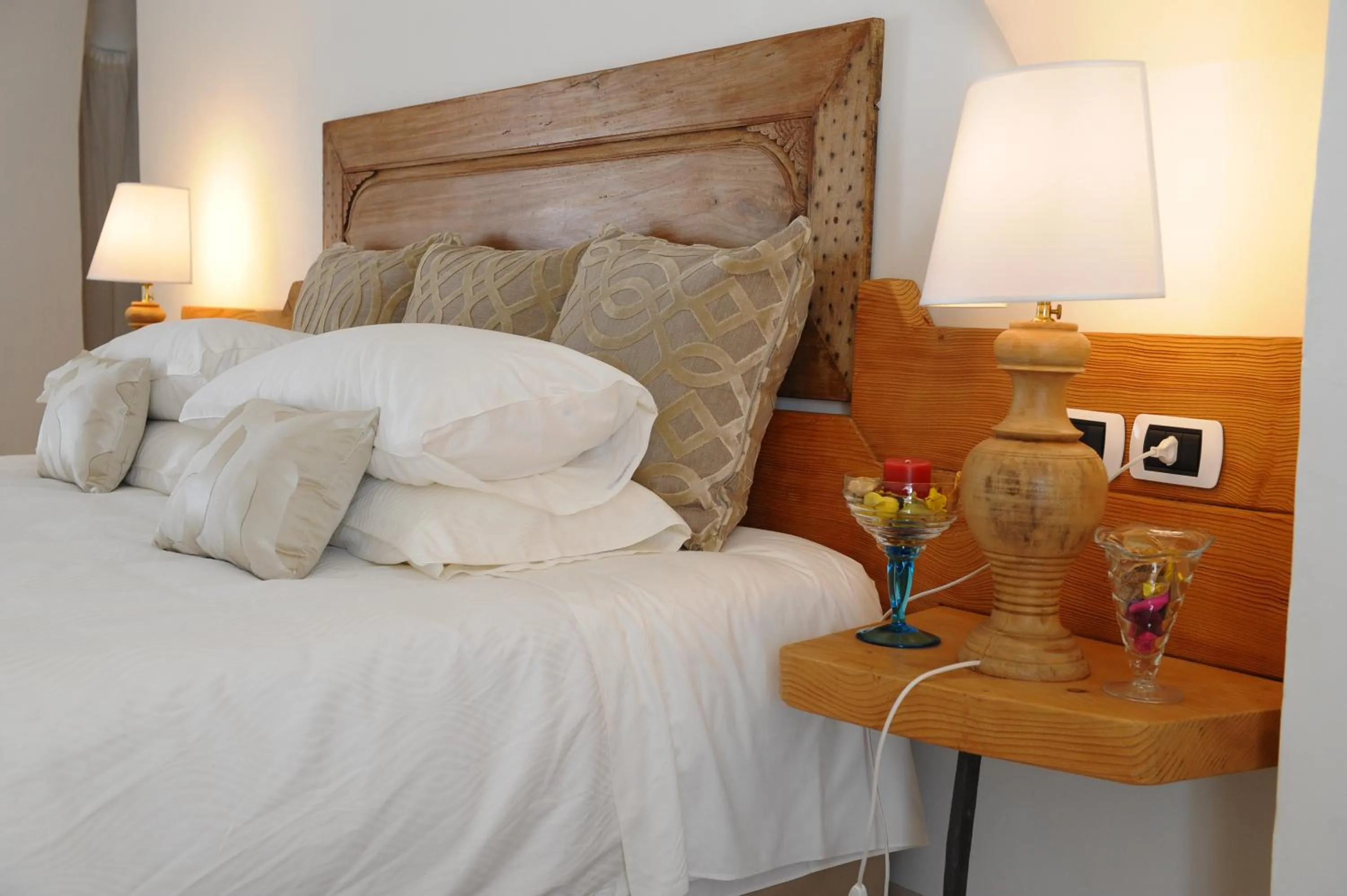 Bed in Grand Hotel Poltu Quatu