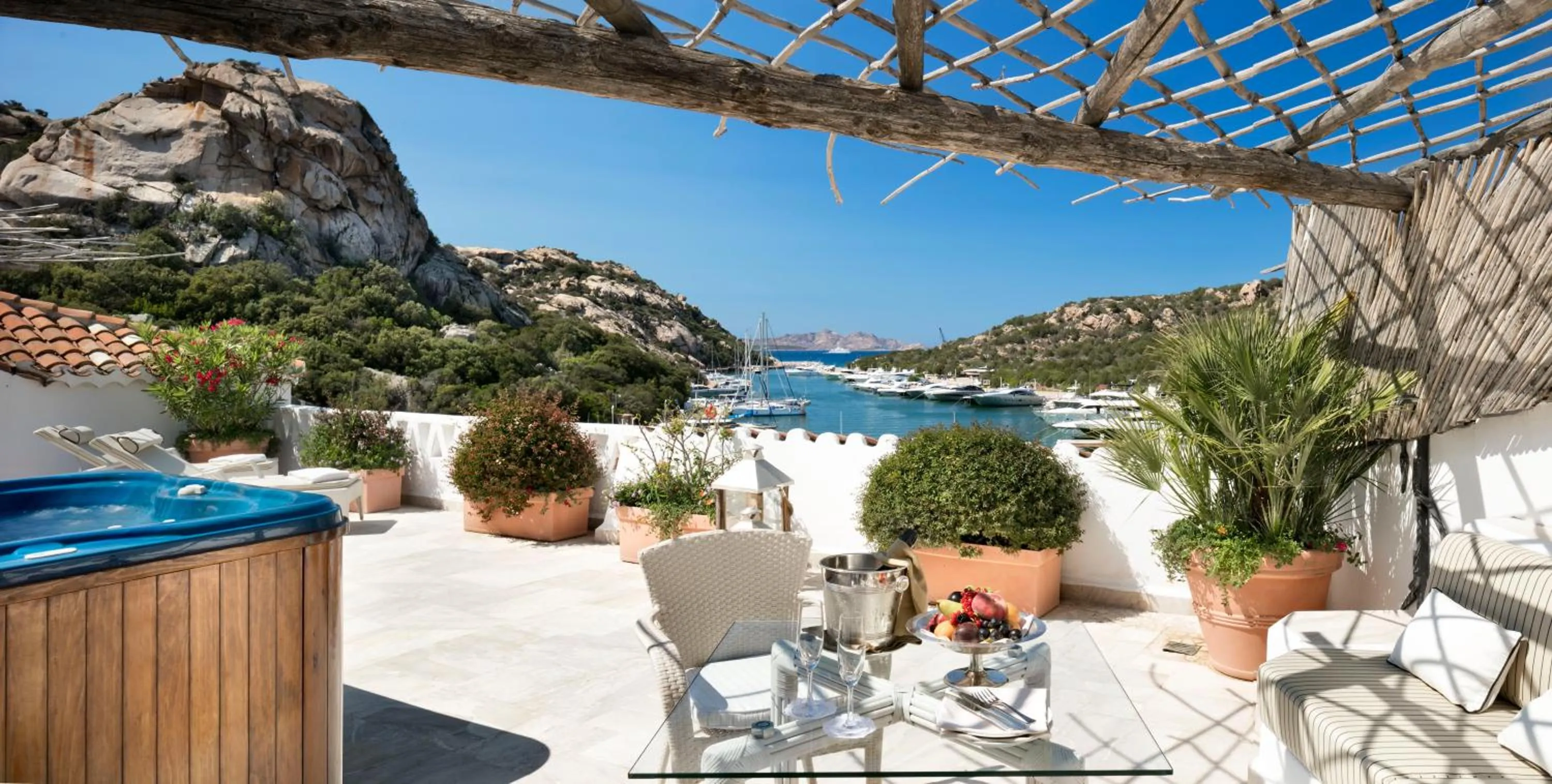 Balcony/Terrace in Grand Hotel Poltu Quatu