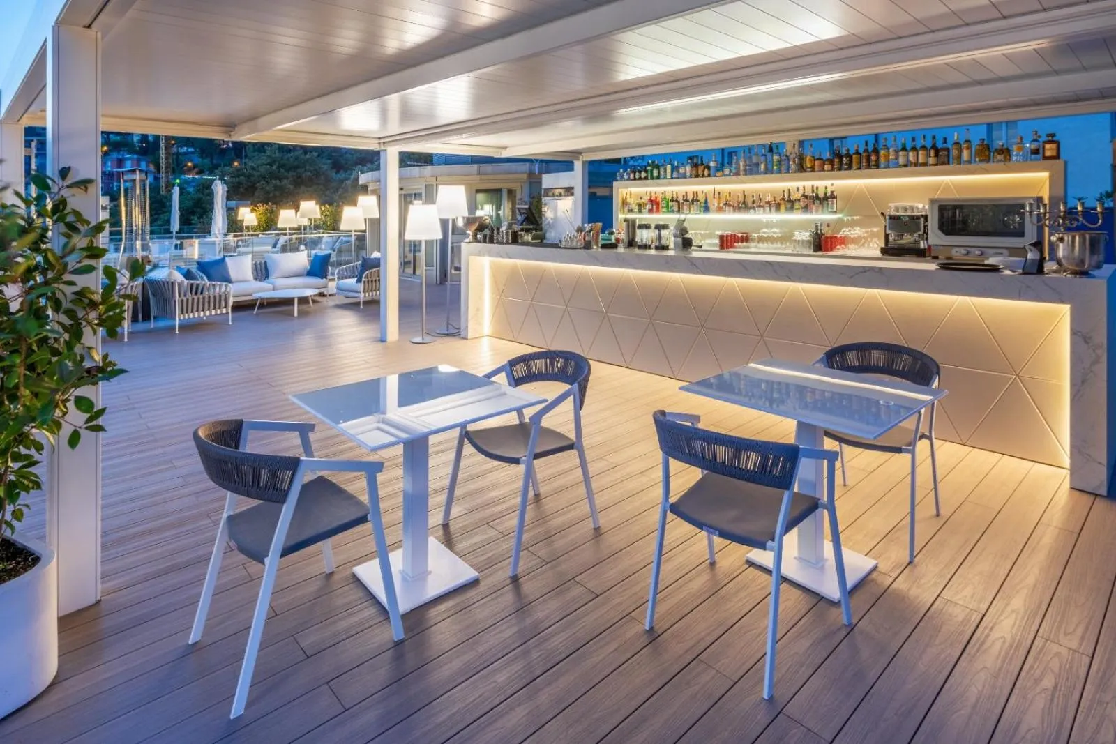 Lounge or bar in Carrick Hotel Camogli Portofino Coast