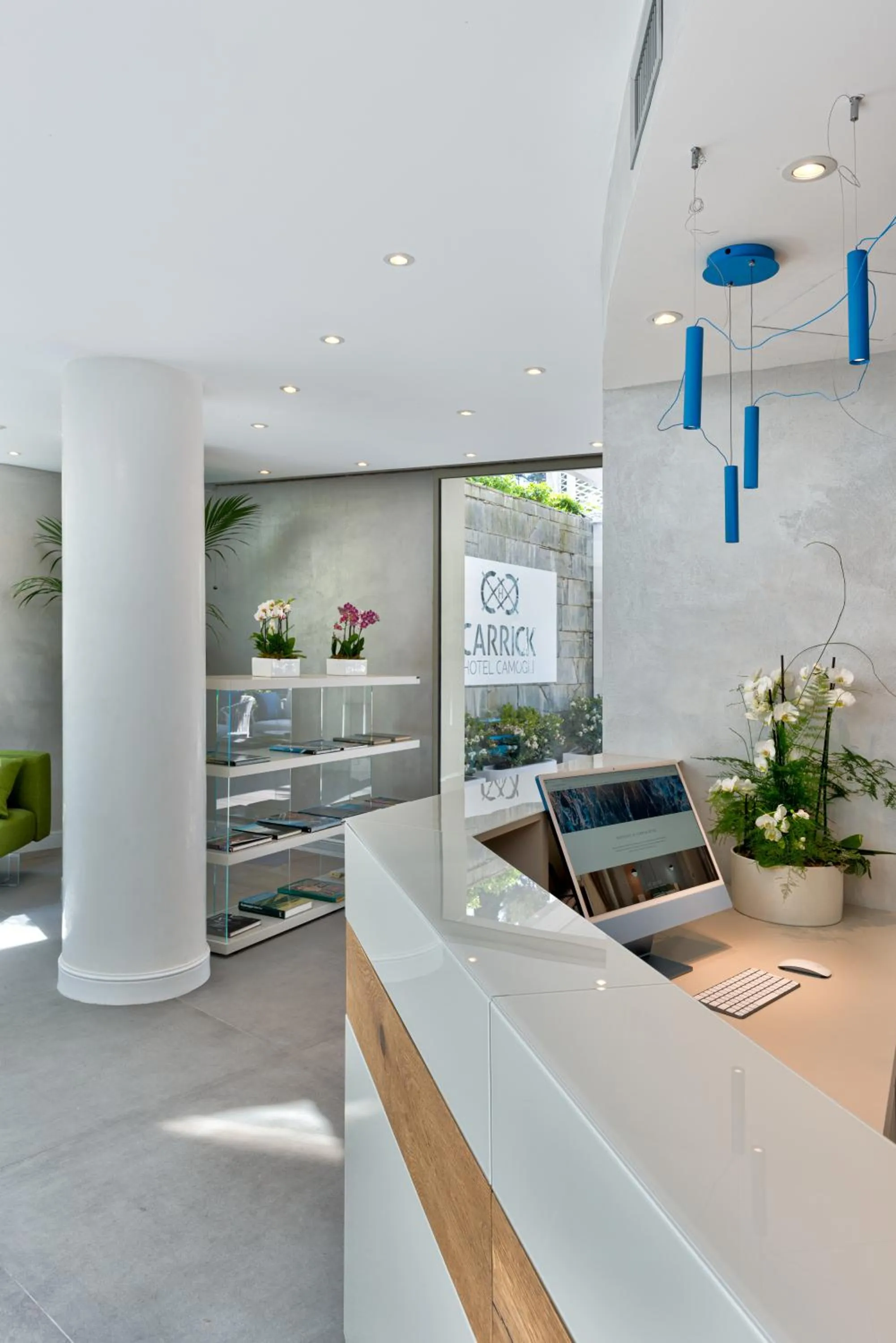 Lobby or reception in Carrick Hotel Camogli Portofino Coast