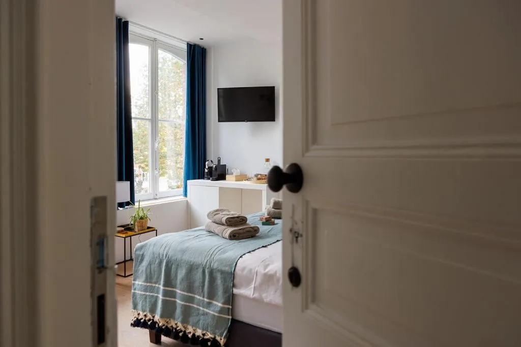 Bedroom, Bed in APL8 St-Anna B&B