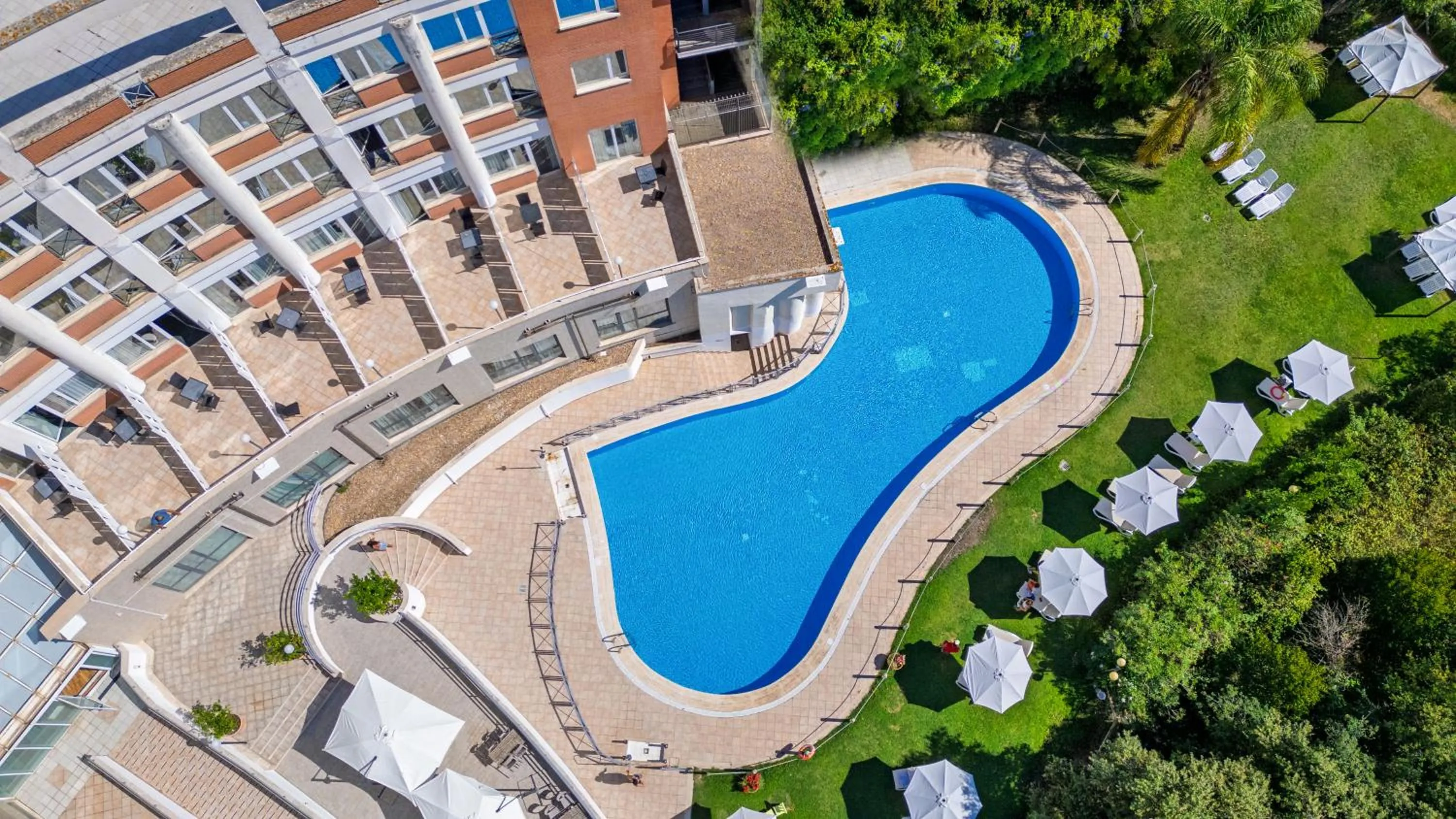 Swimming pool in Hotel Roma Aurelia Antica