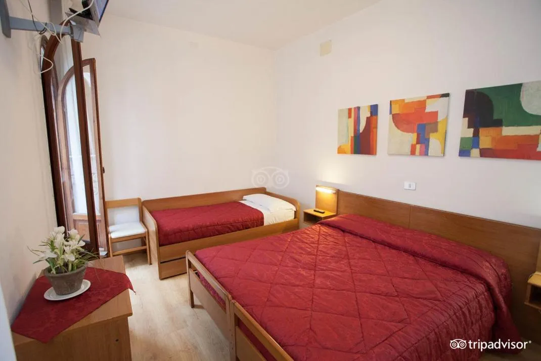 Bed in Hotel Caprera