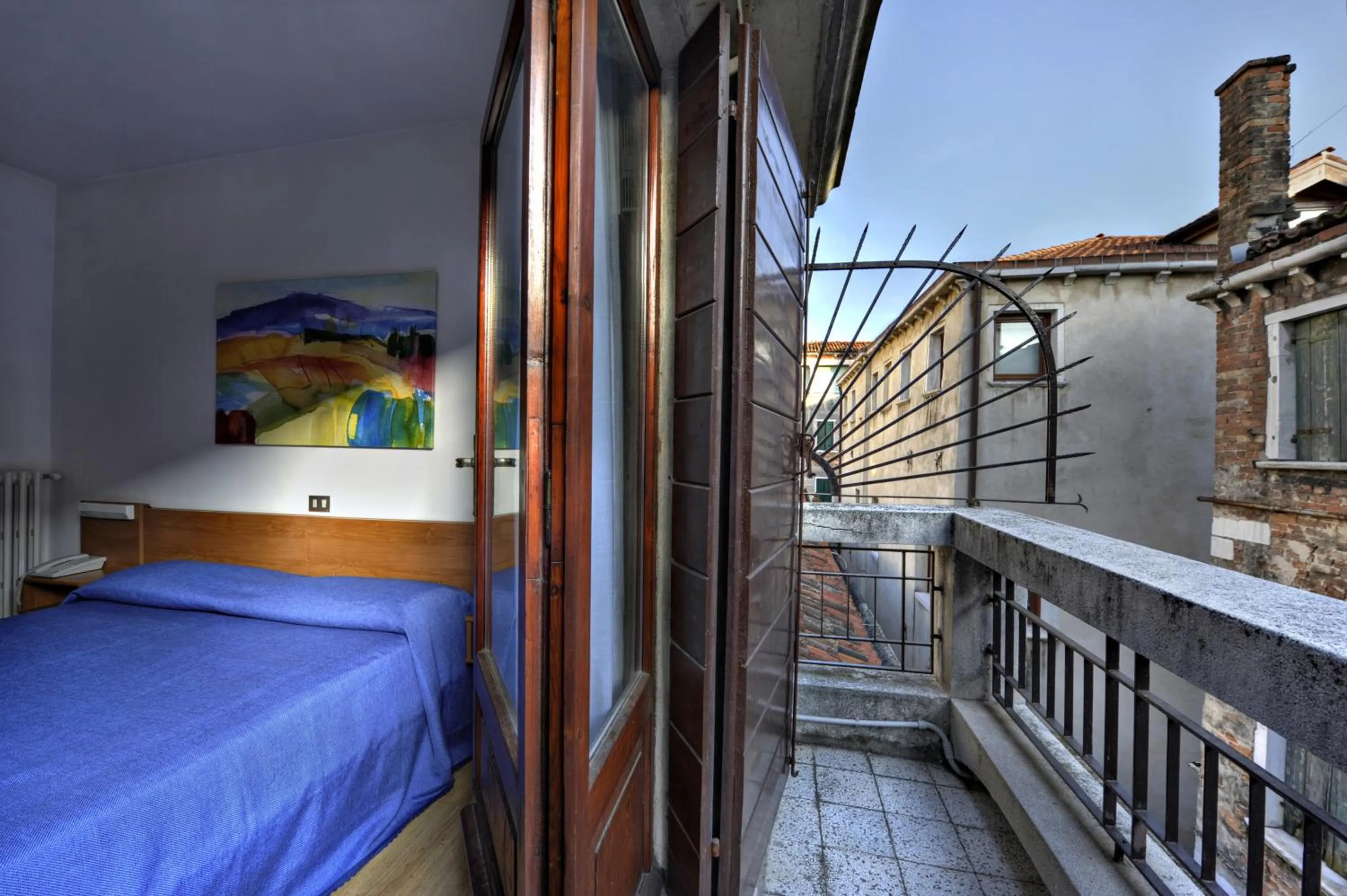 Bed in Hotel Caprera