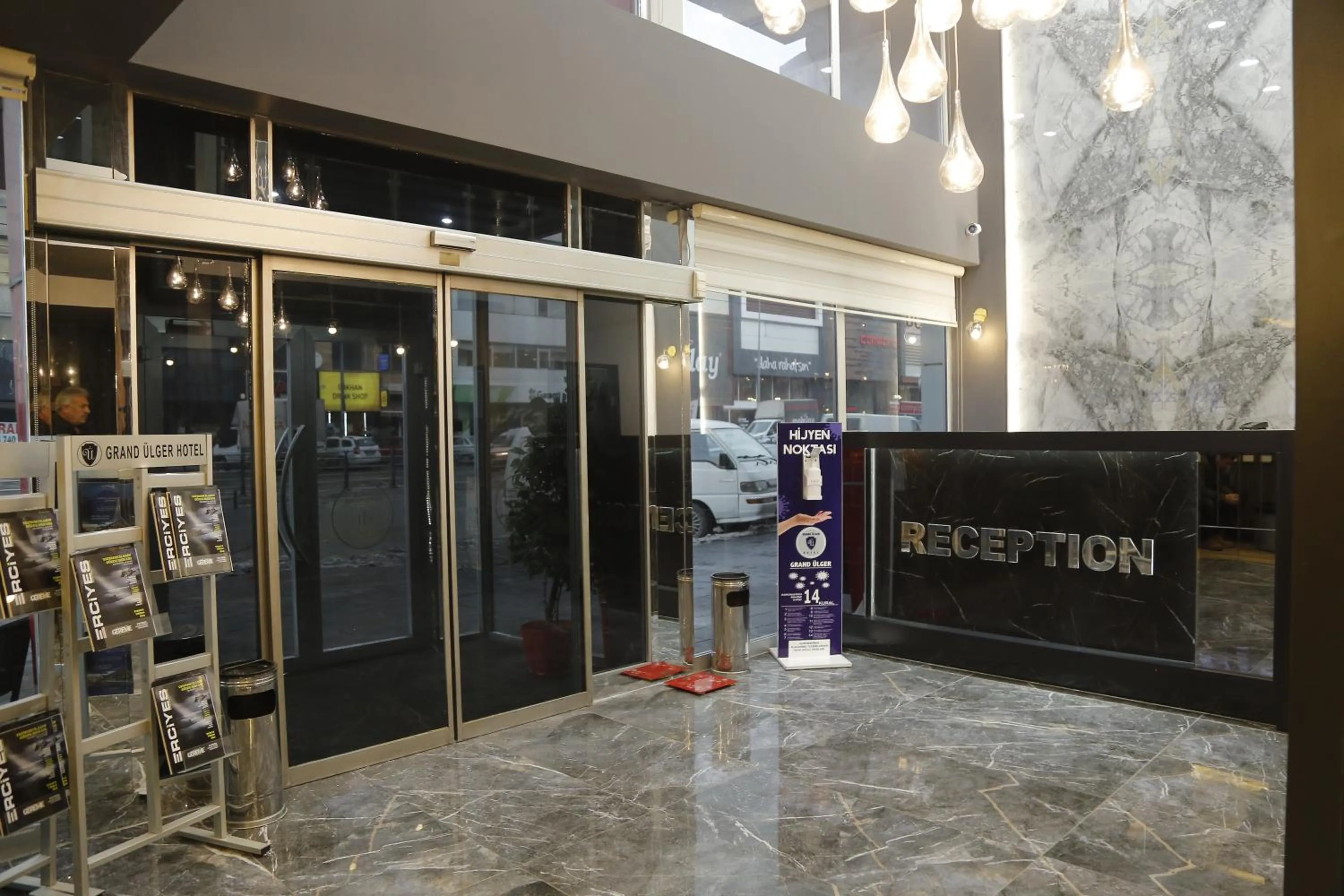 Facade/entrance in Grand Zara Hotel