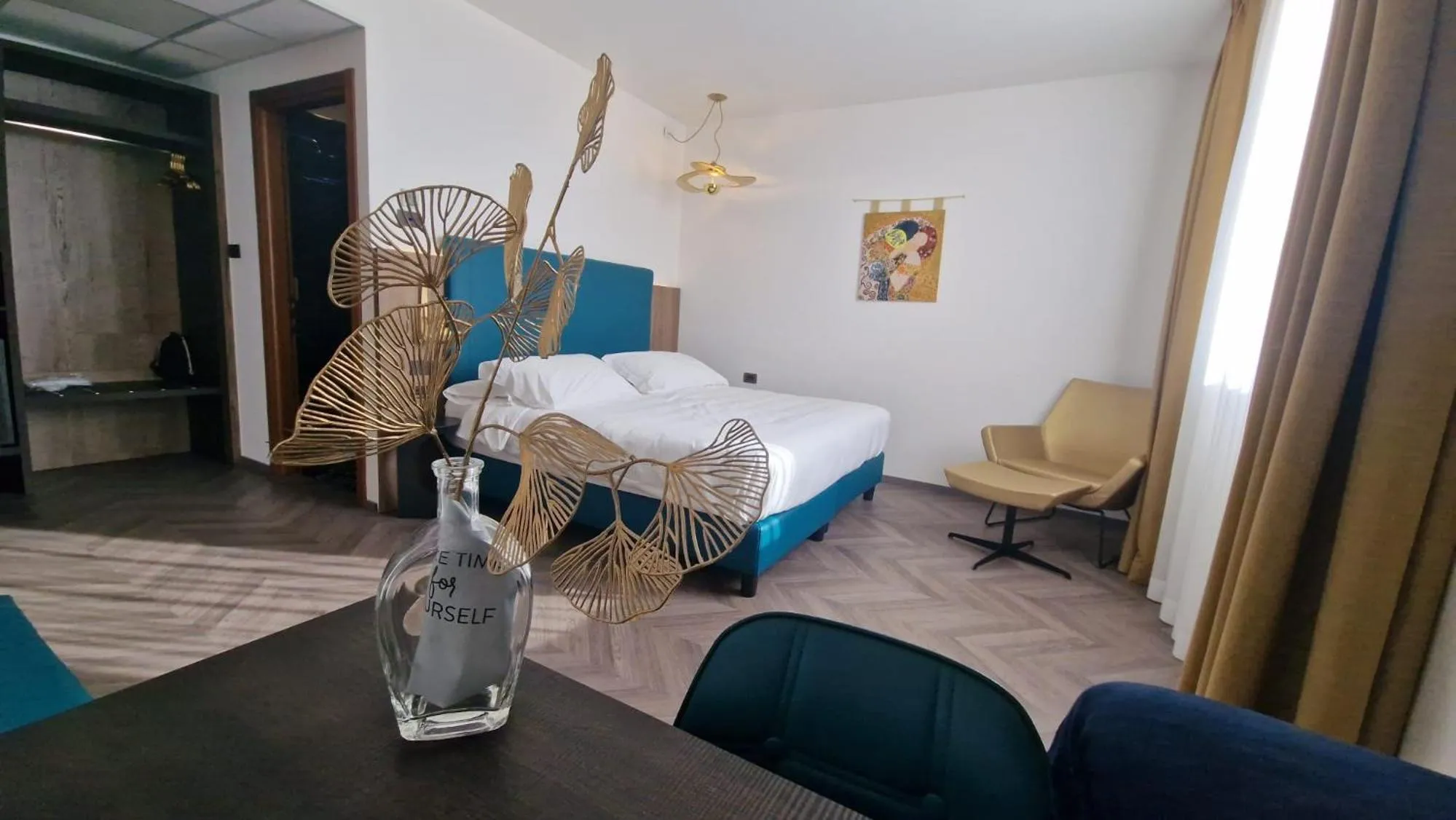 Bed in Ancora Sport Resort Hotel