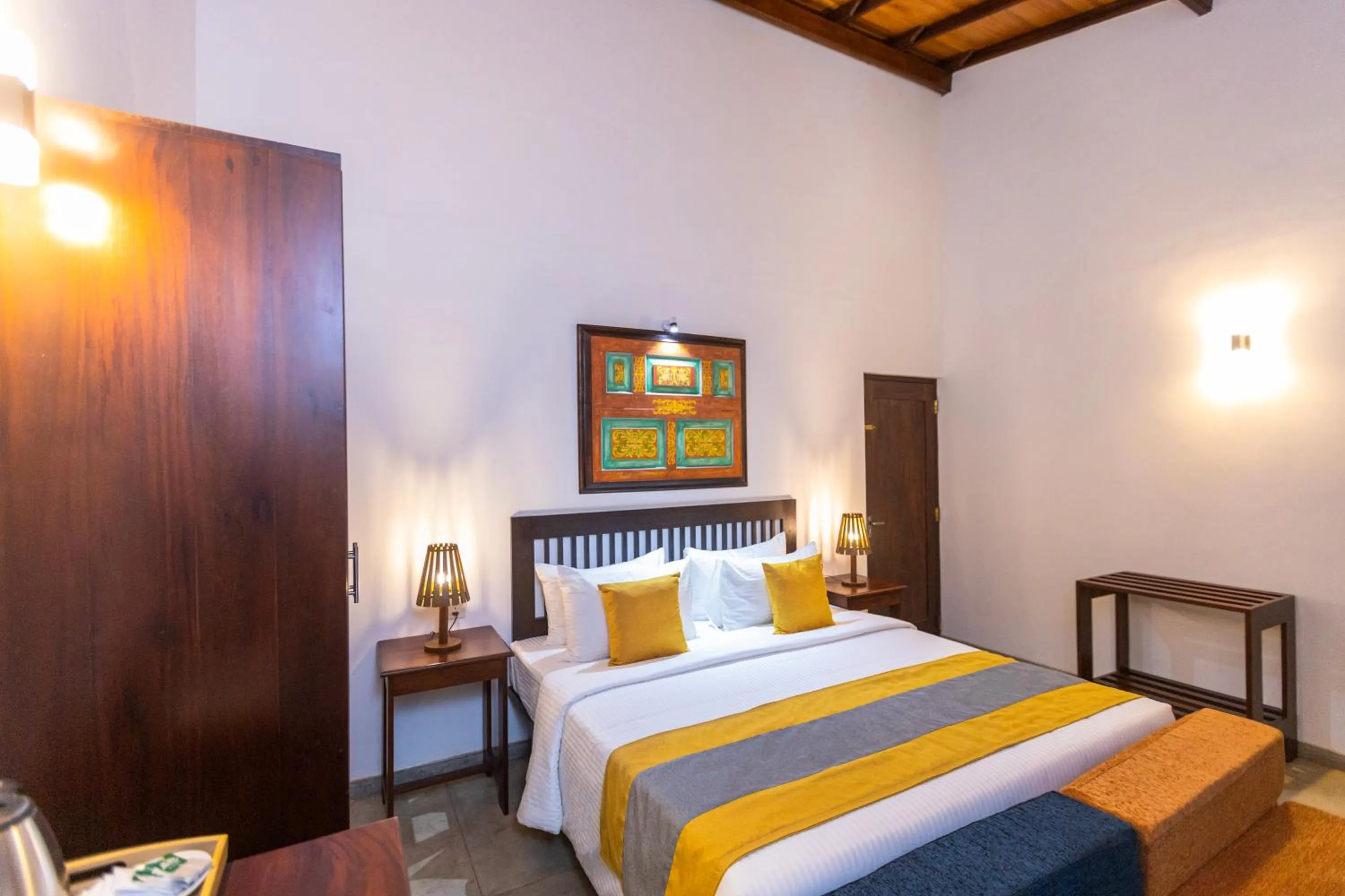 Bed in THE Mangrove cave Hotel