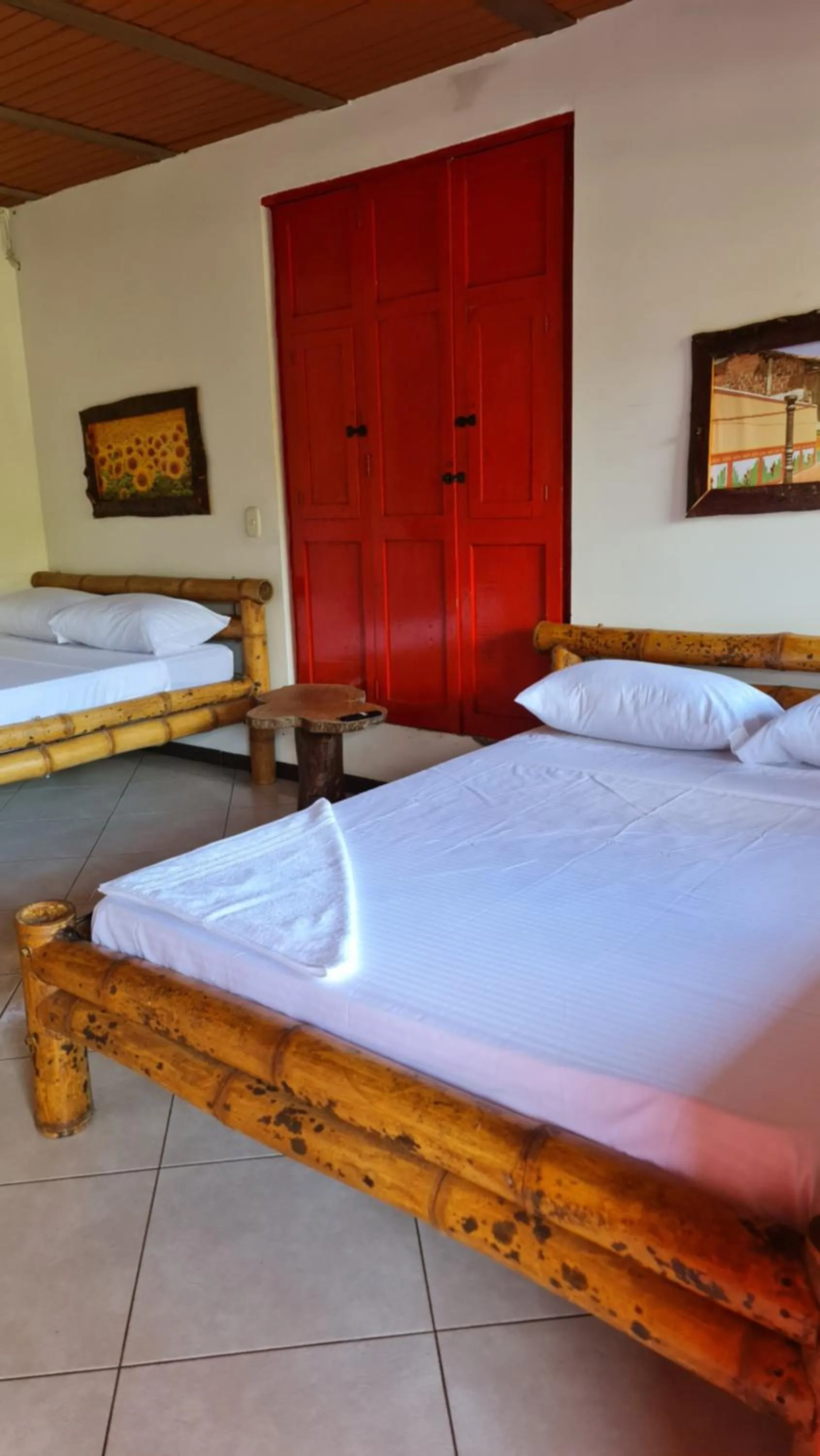 Bed in HOSTERÍA BRISAS DEL RÍO