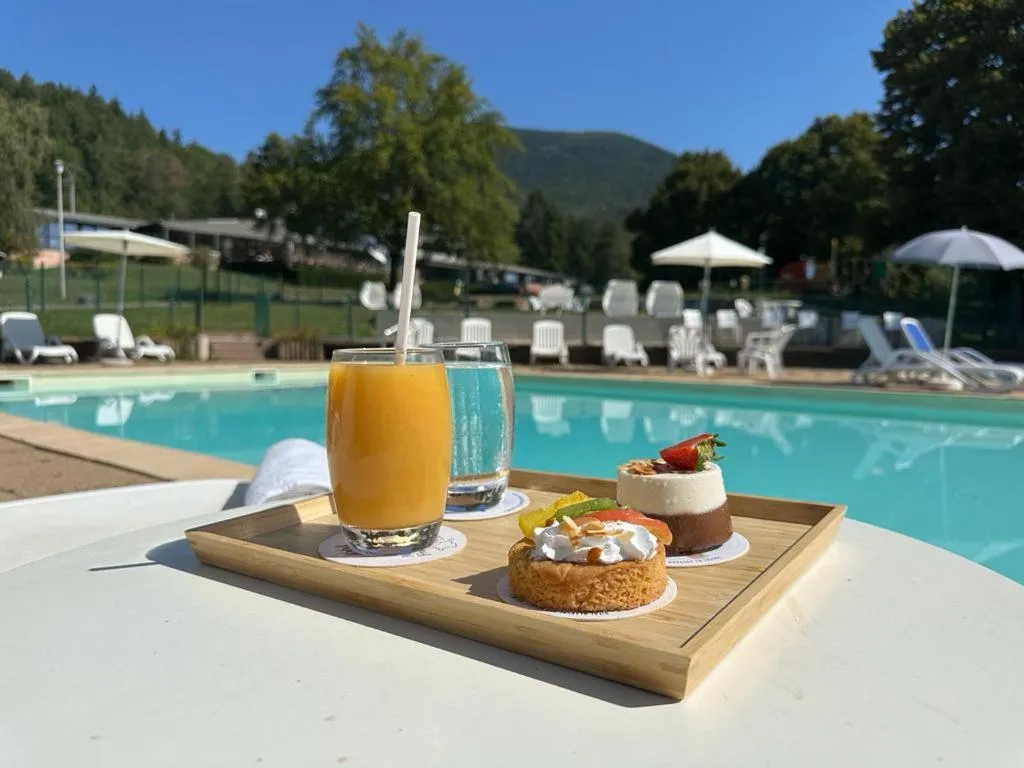 Natural landscape in Hôtel Parc Les Cigognes - Albé