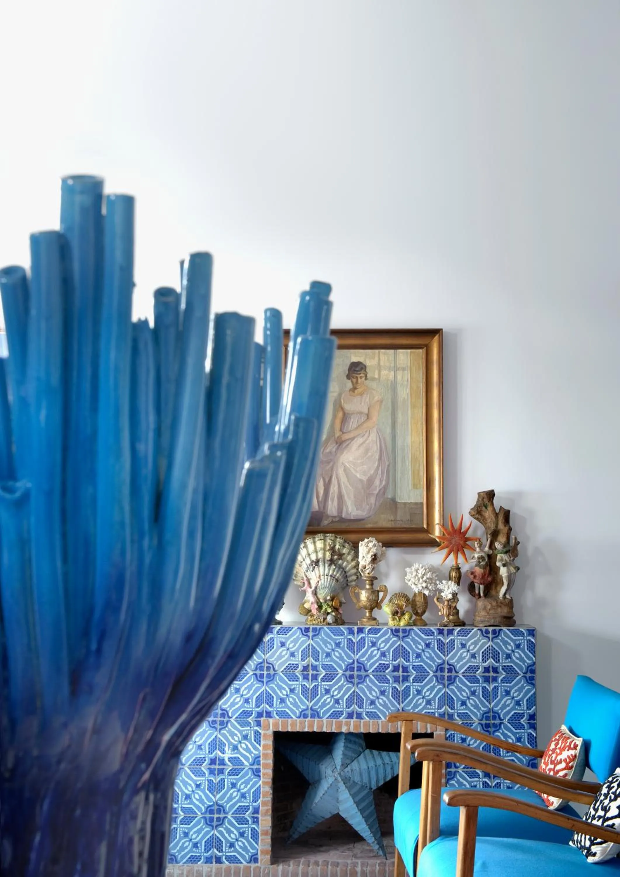 Decorative detail in Maison La Minervetta