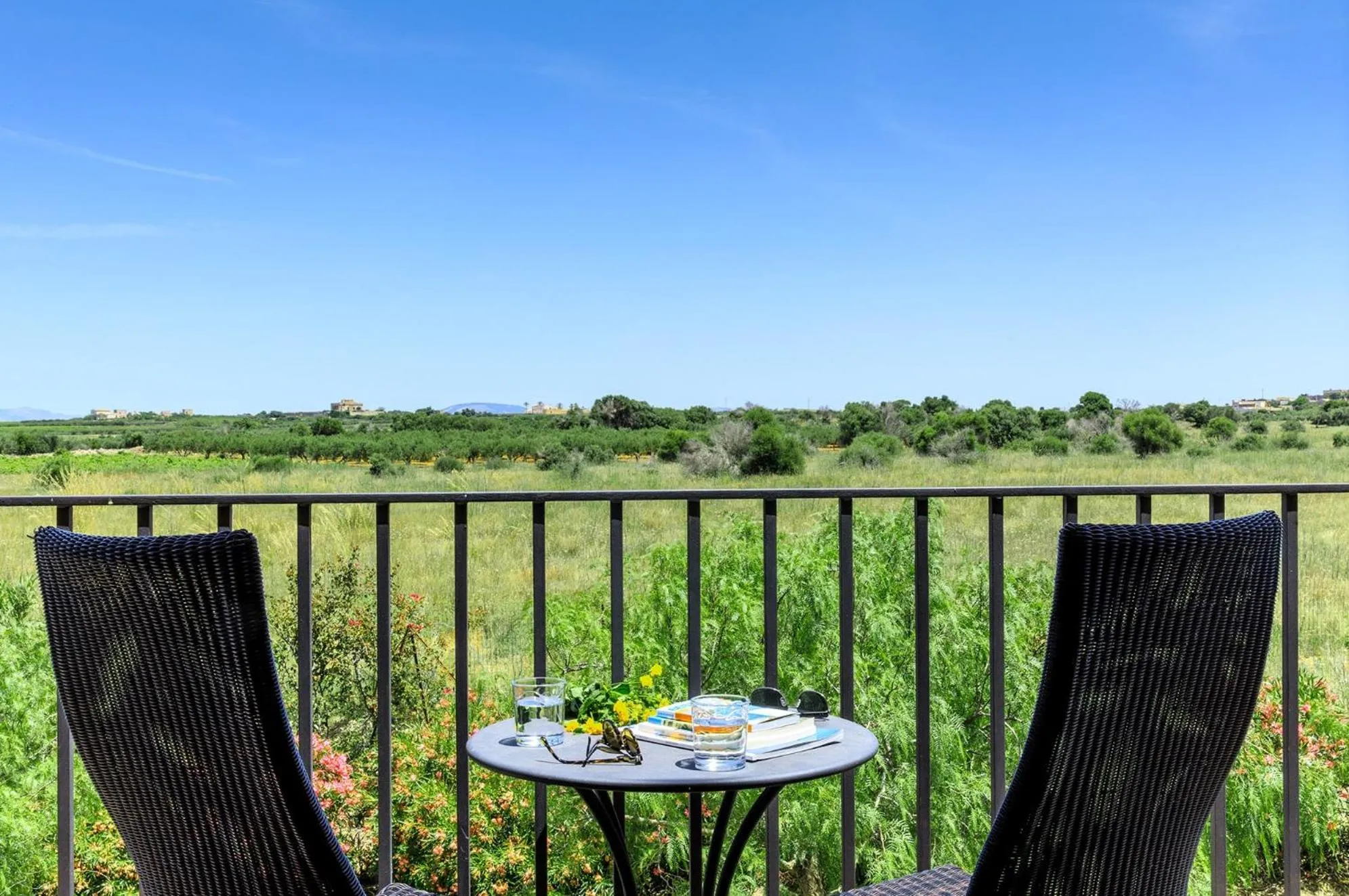 Balcony/Terrace in Hotel Baglio Oneto dei Principi di San Lorenzo - Luxury Wine Resort