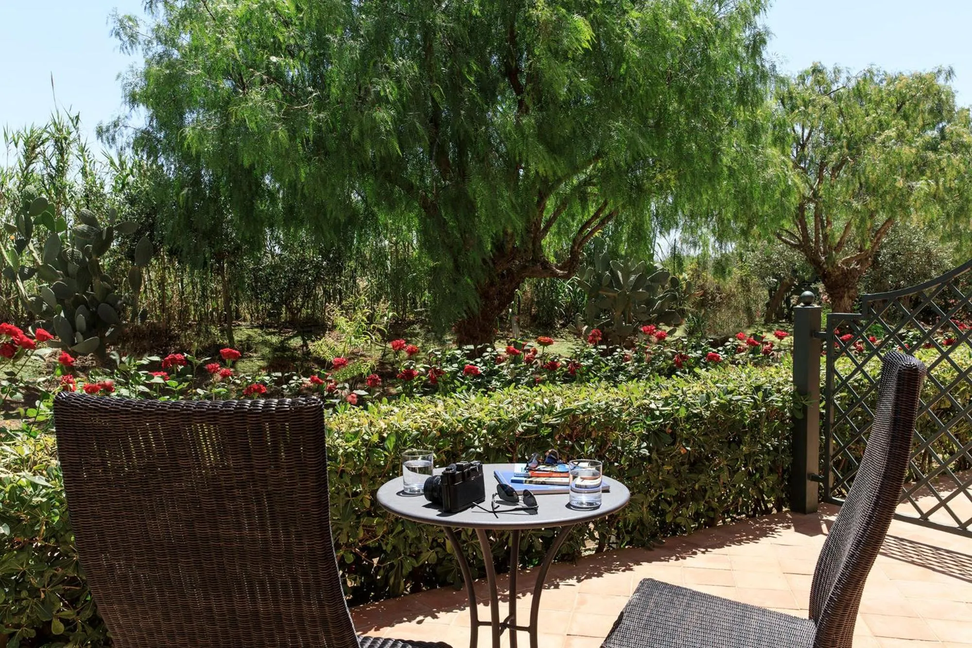 Balcony/Terrace in Hotel Baglio Oneto dei Principi di San Lorenzo - Luxury Wine Resort