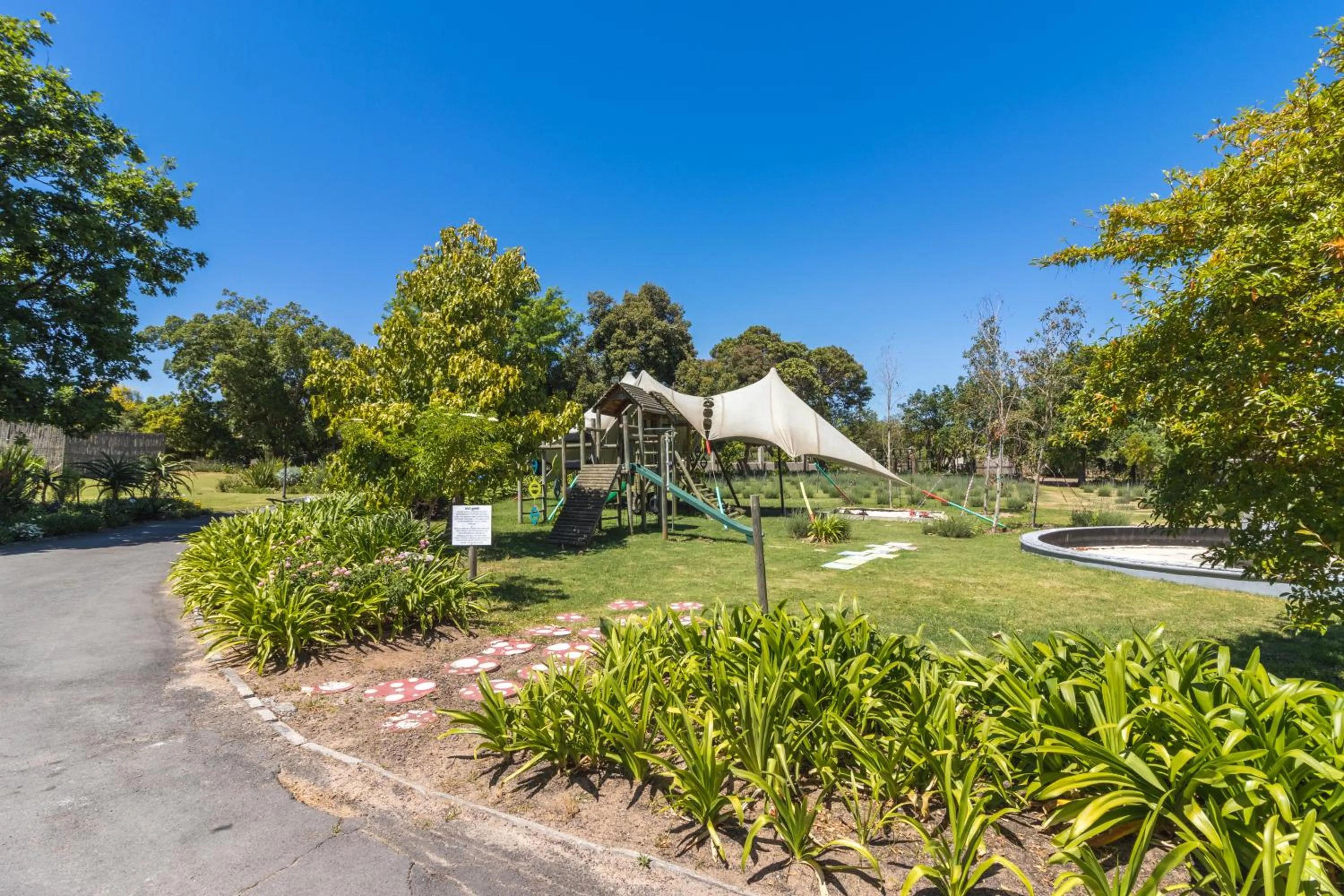 Children play ground in Val de Vine