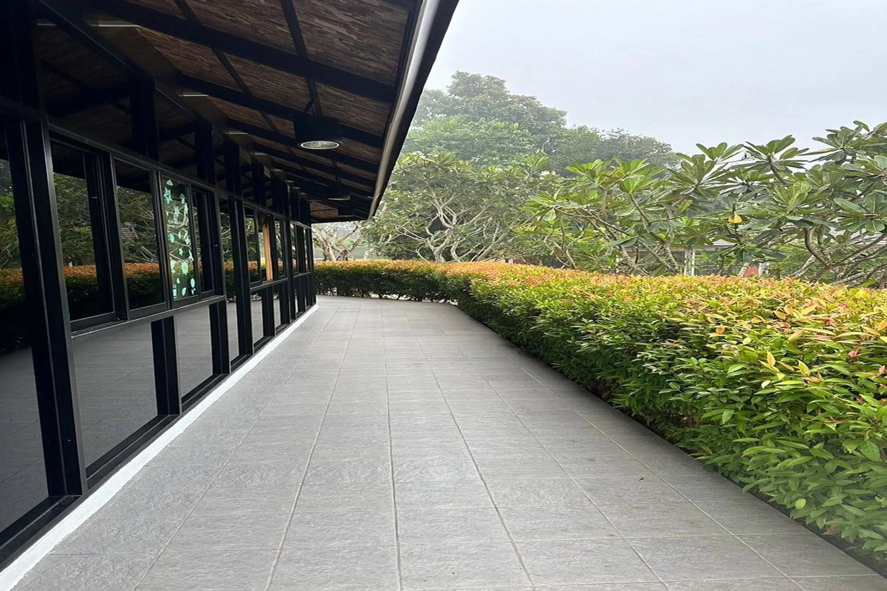 Garden view in Phorpun Resort Lampang