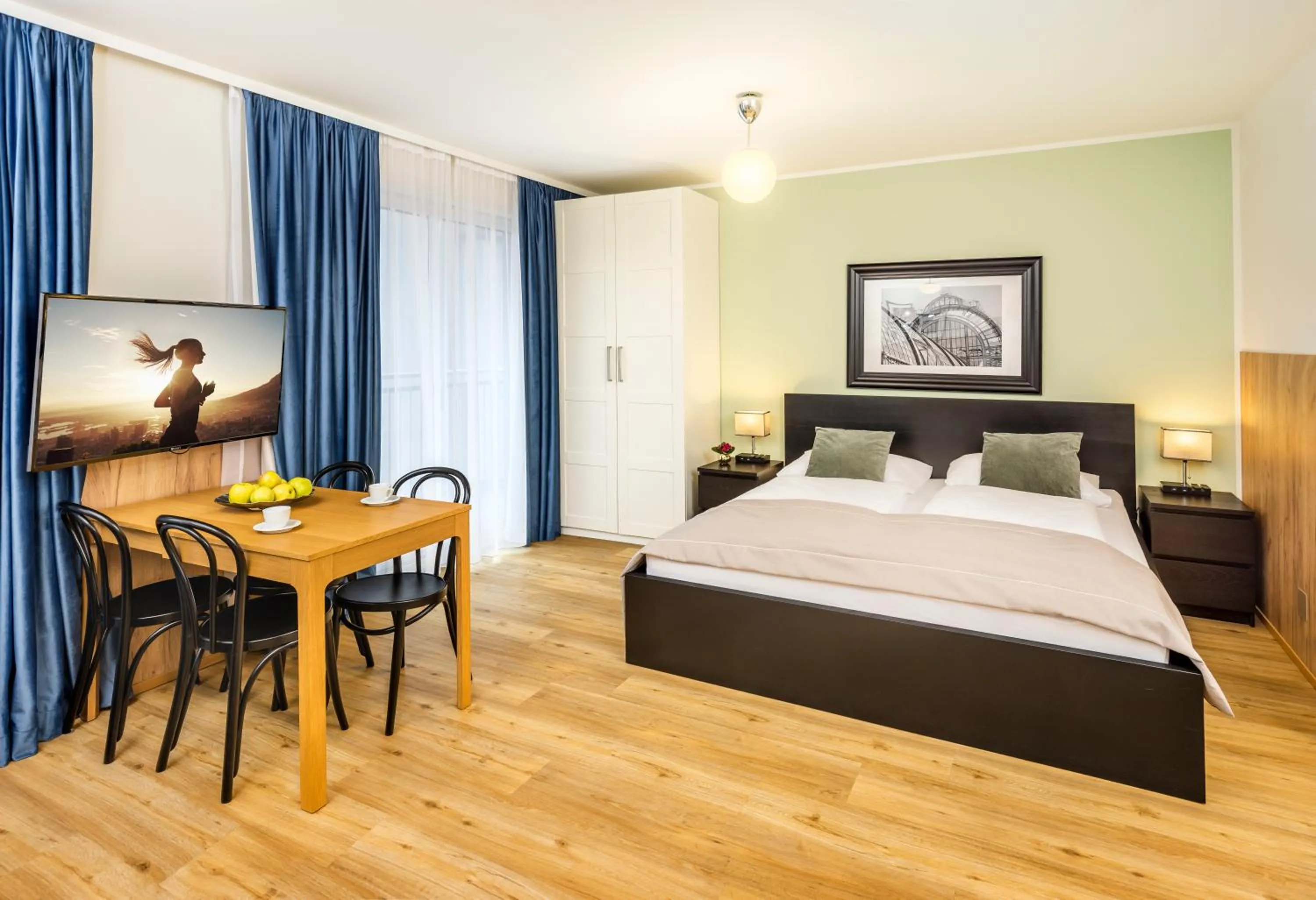 Bed in Citadines South Vienna