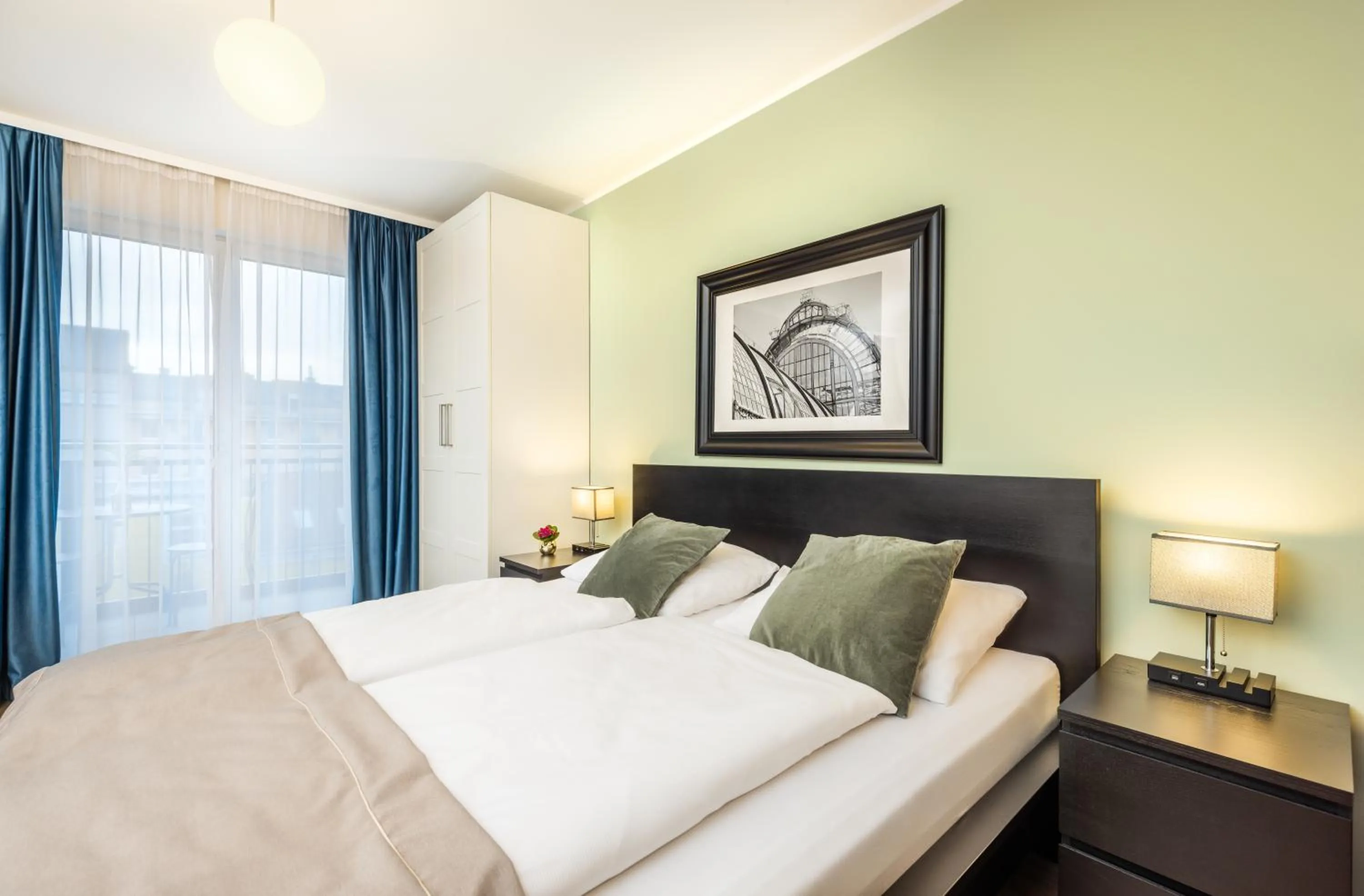 Bed in Citadines South Vienna