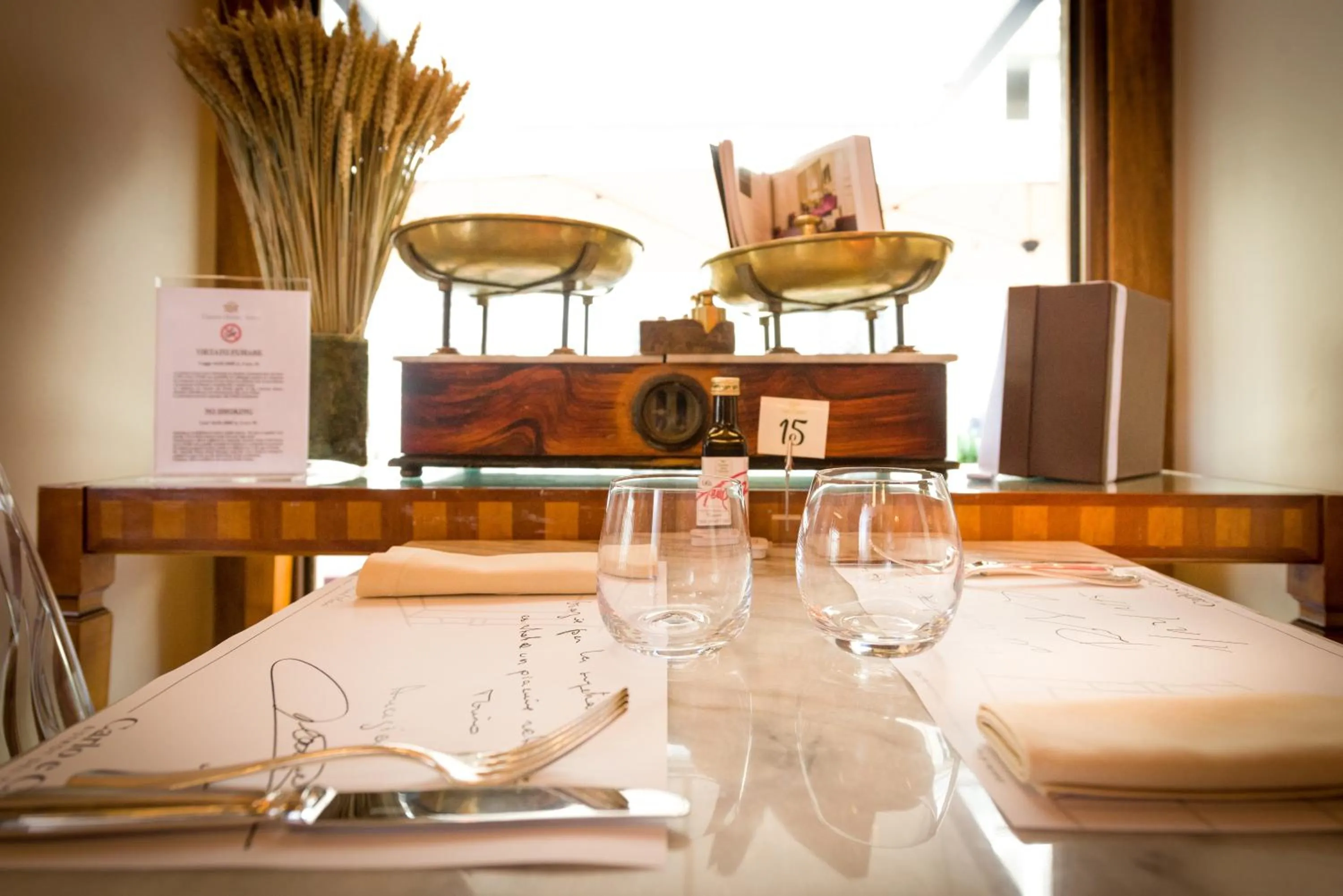 Decorative detail in Grand Hotel Sitea