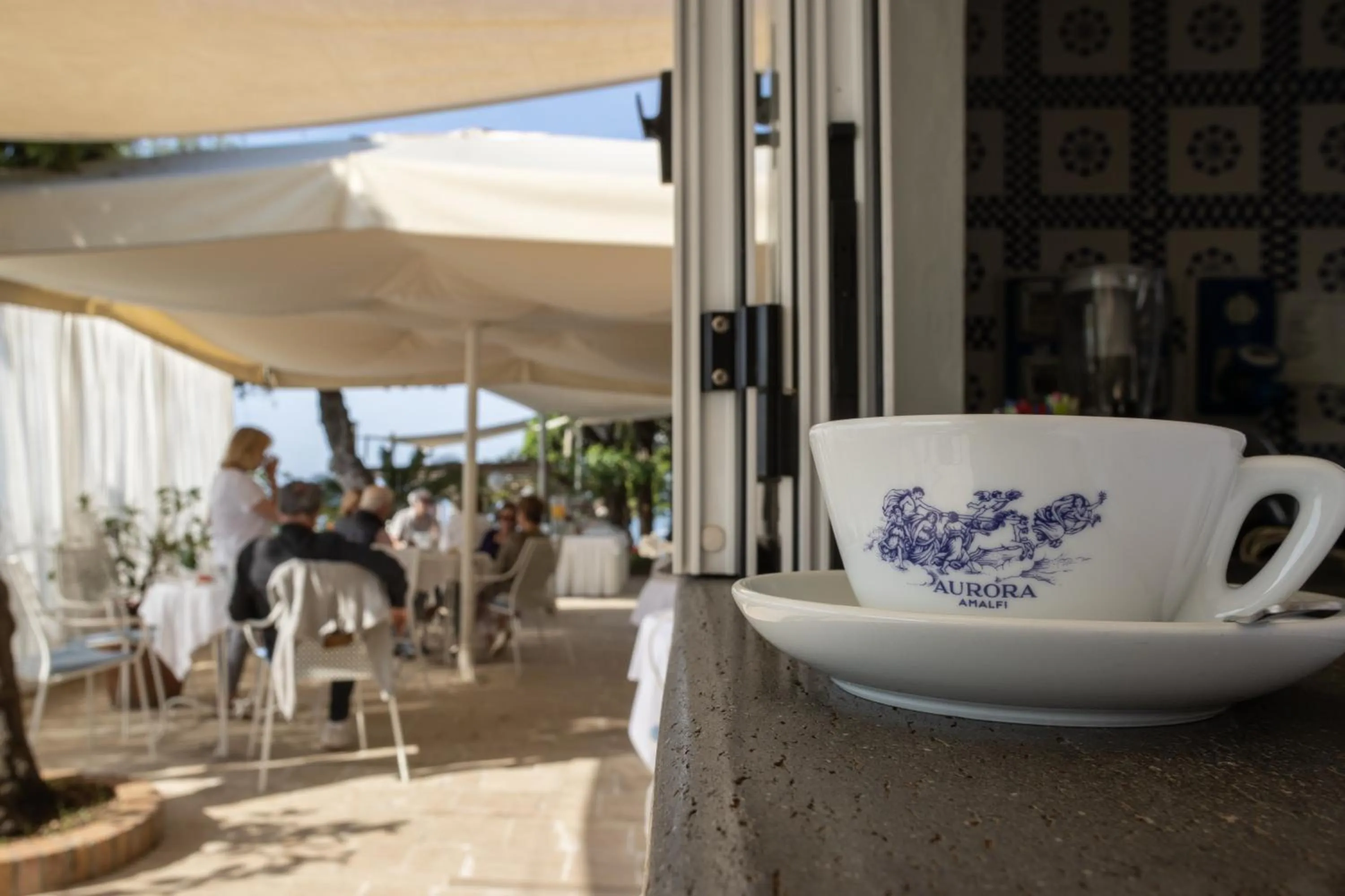 Patio in Hotel Aurora