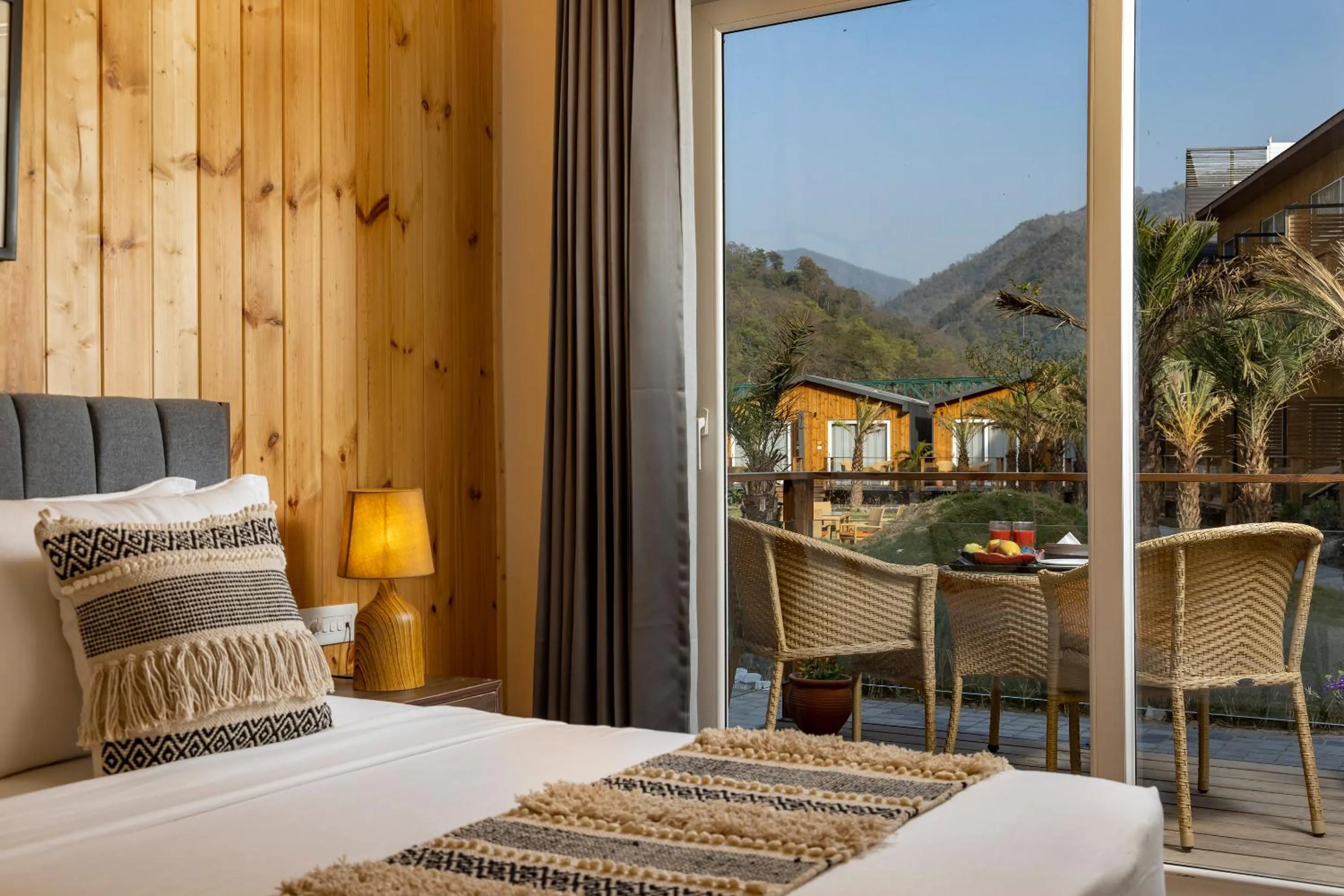 Property building, Bed in juSTa Rasa Retreat & Spa Rishikesh