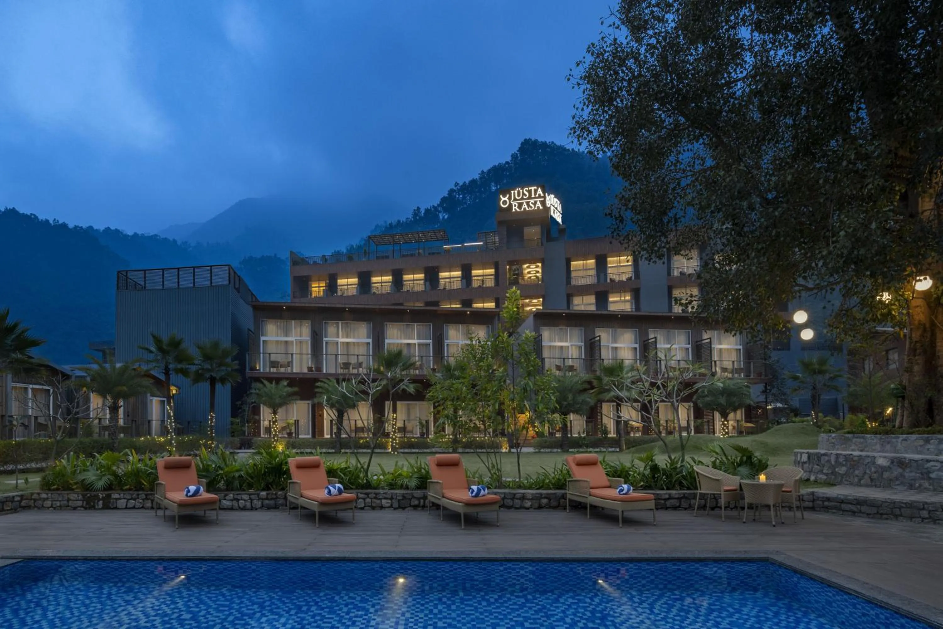 Facade/entrance in juSTa Rasa Retreat & Spa Rishikesh