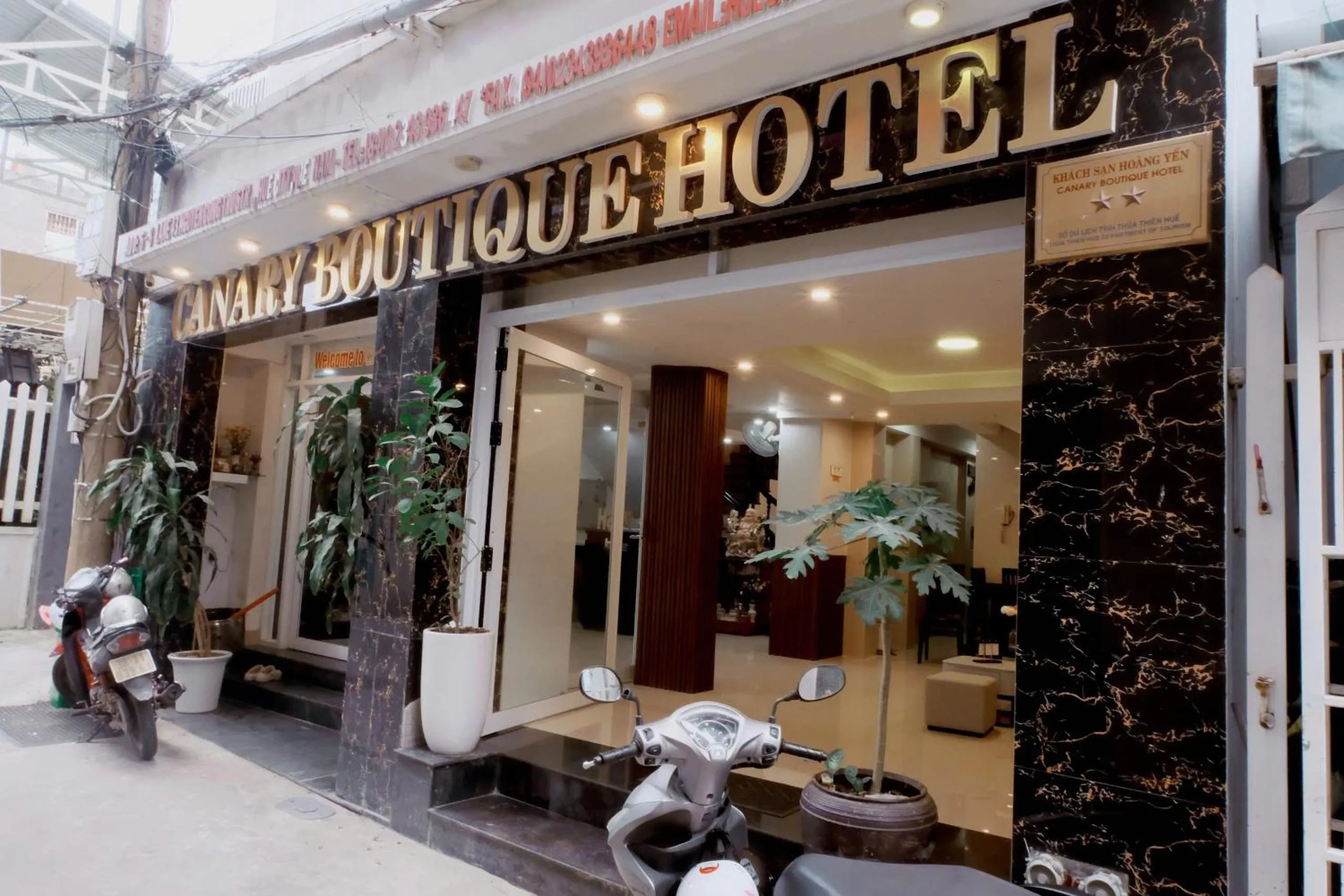 Off site in Canary Boutique Hotel