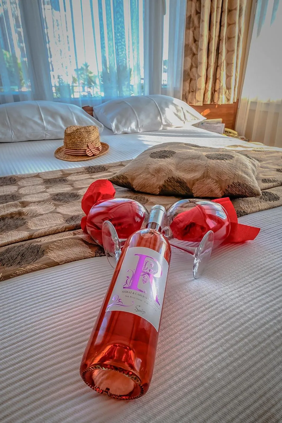 Alcoholic drinks, Bed in Villa Vongole