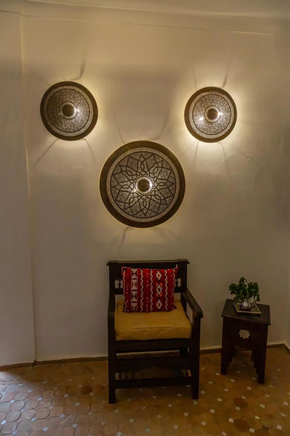 Seating area in Riad Dar Talah