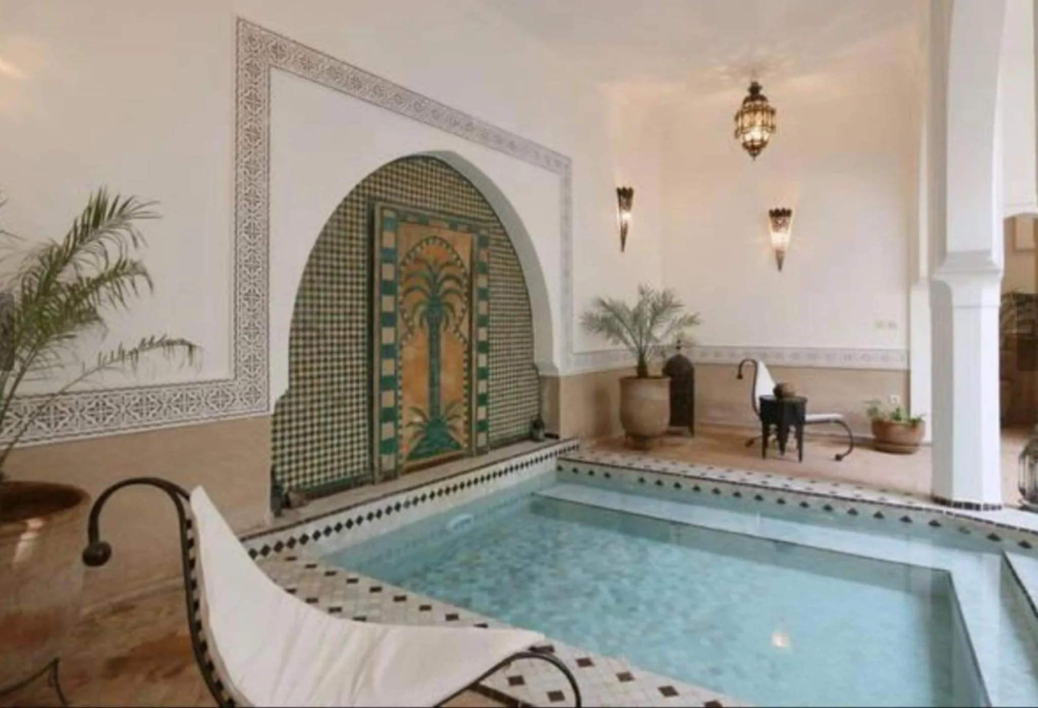 Pool view in Riad Dar Talah