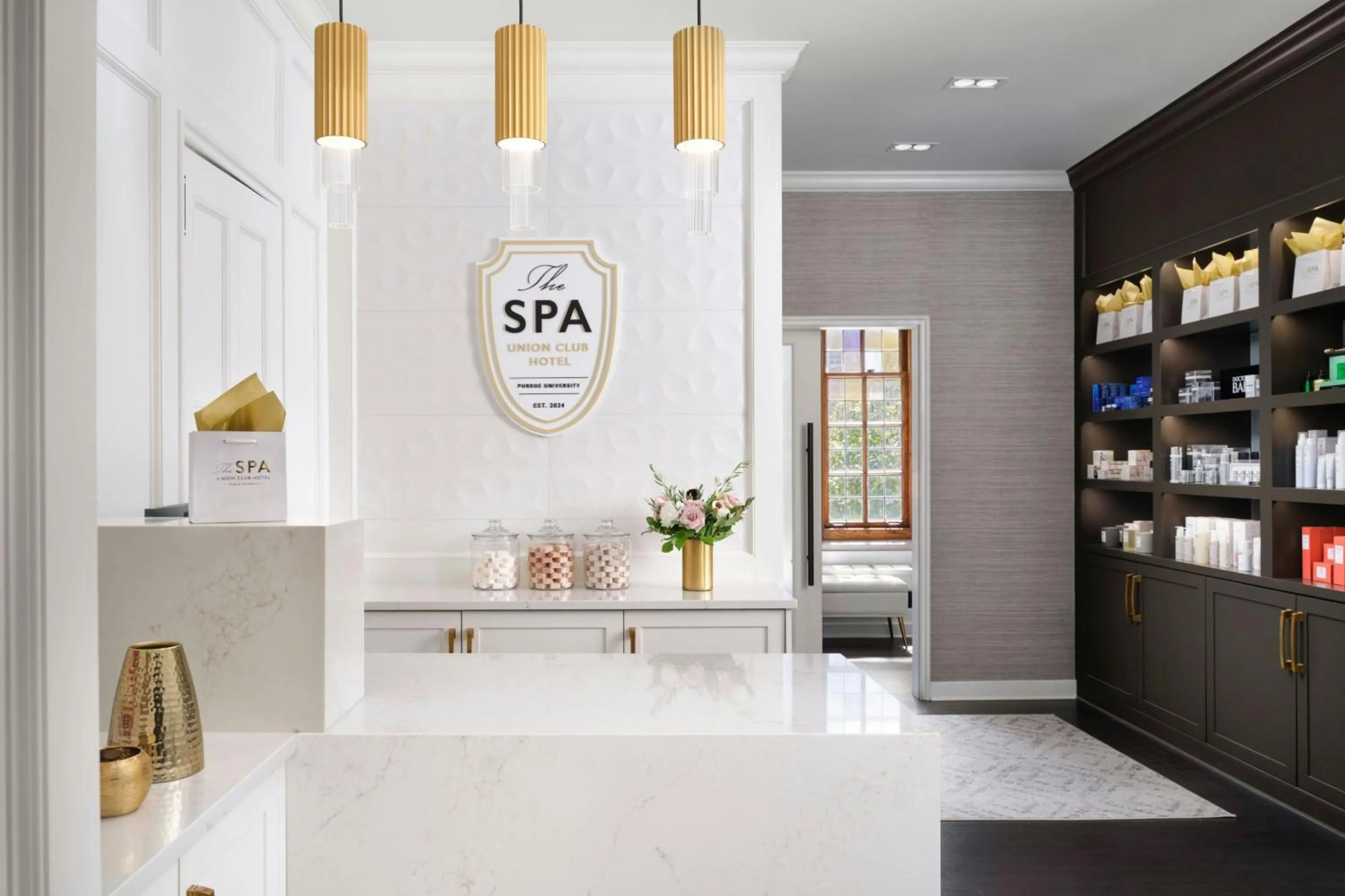 Lobby or reception in The Union Club Hotel at Purdue University, Autograph Collection