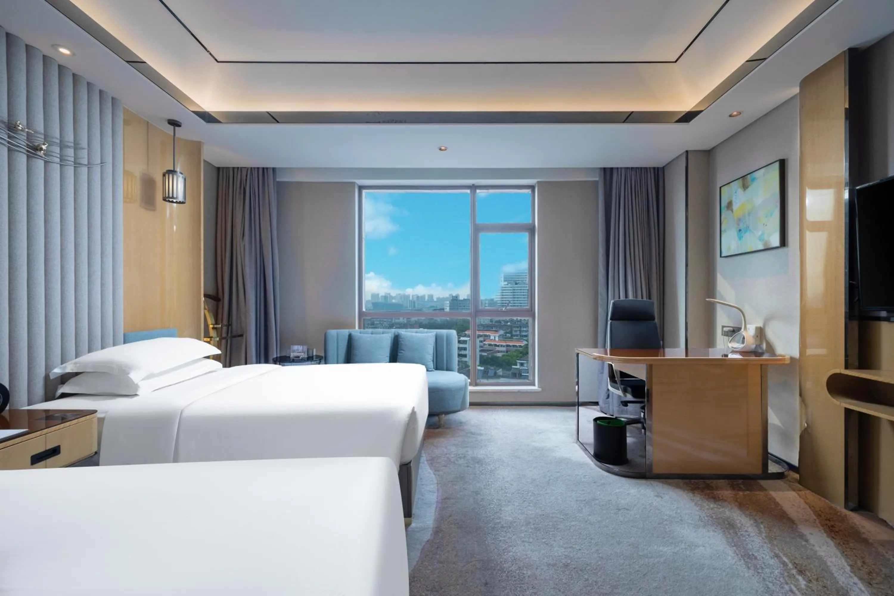 Bedroom, Bed in Courtyard by Marriott Nanchang
