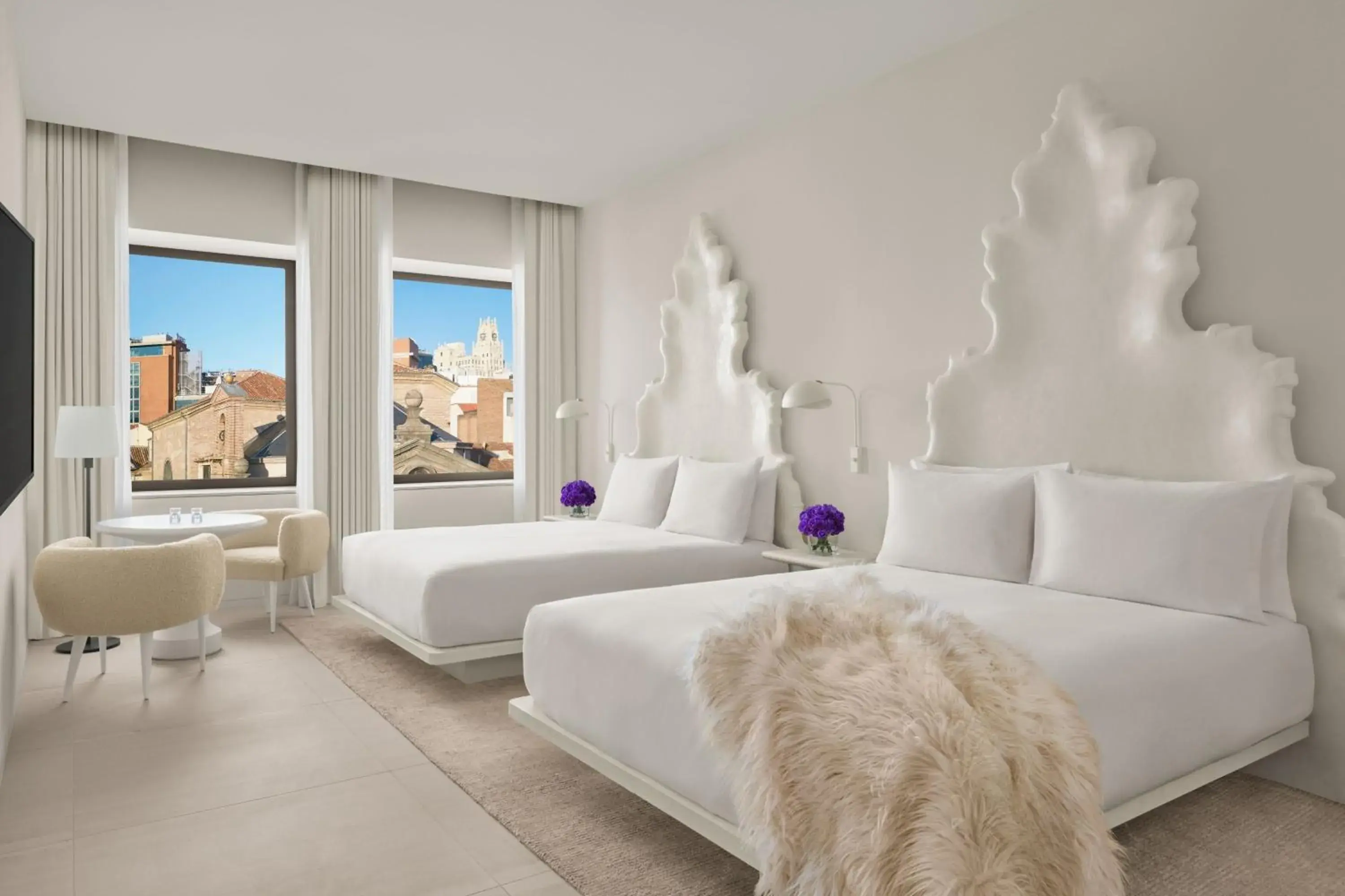 Premier Queen Room with Two Queen Beds in The Madrid EDITION Premier Queen Room with Two Queen Beds in The Madrid EDITION