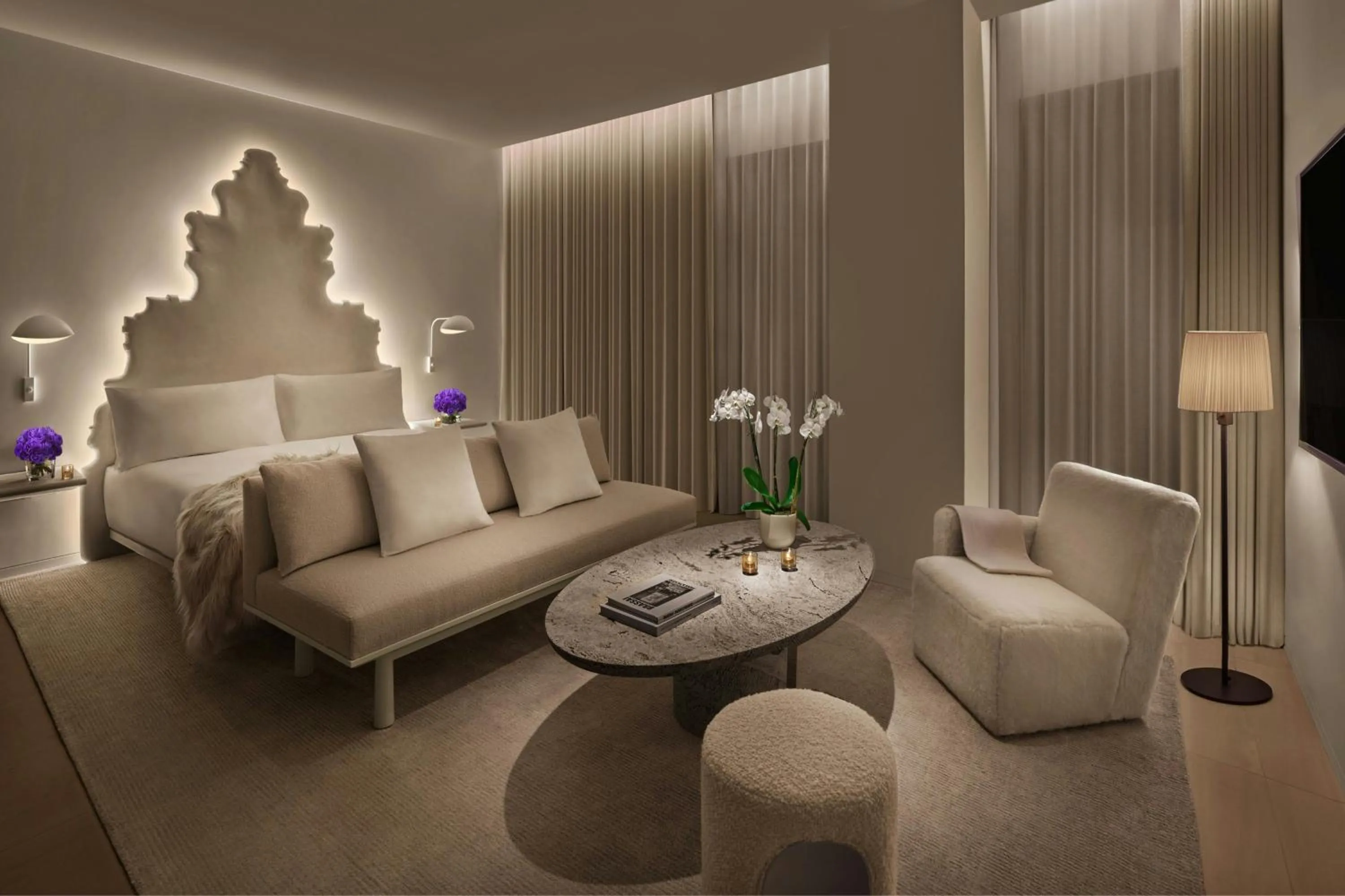 Photo of the whole room in The Madrid EDITION