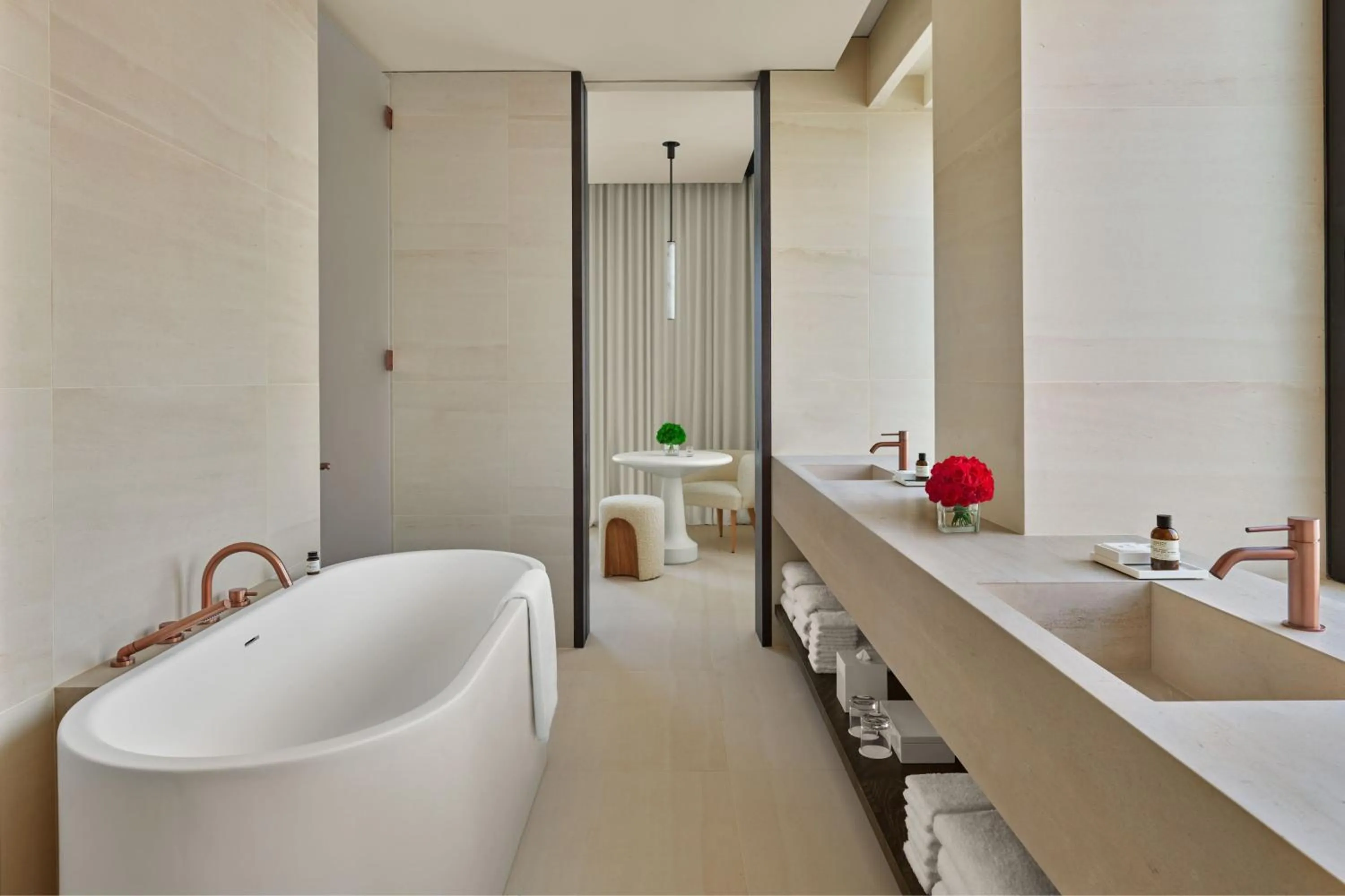 Bathroom in The Madrid EDITION