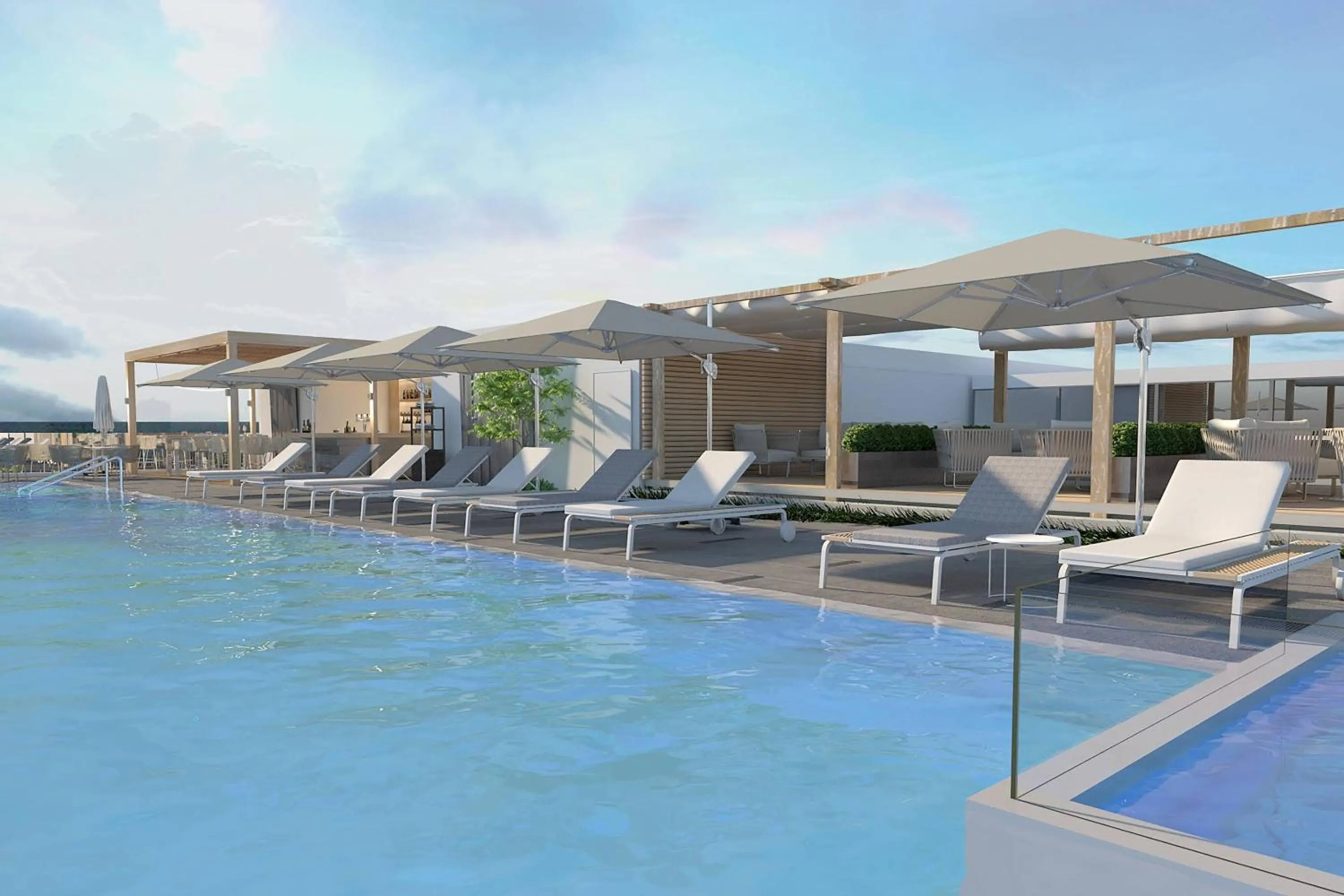 Swimming pool in Courtyard by Marriott North Pattaya