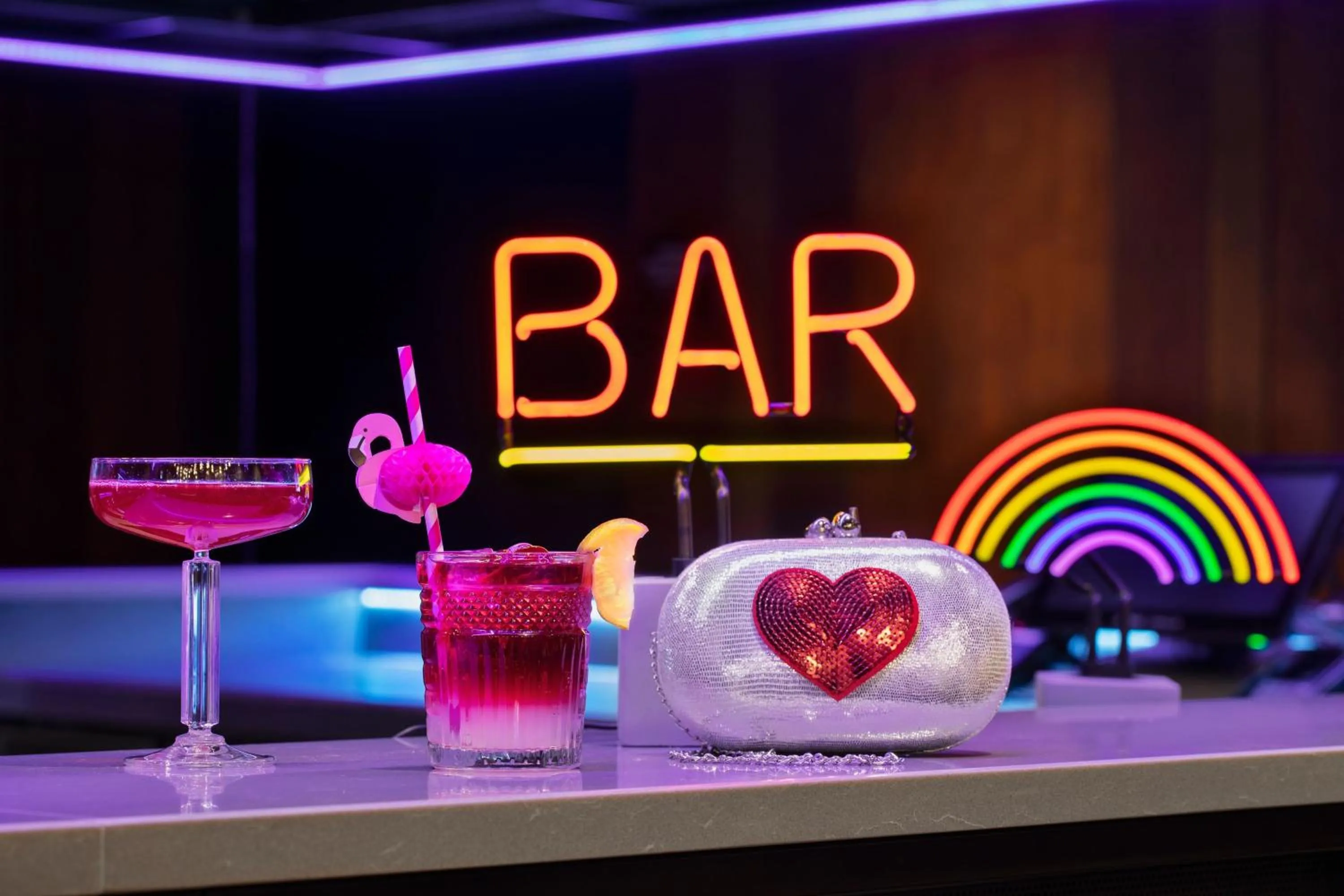 Lounge or bar in Moxy Szczecin City