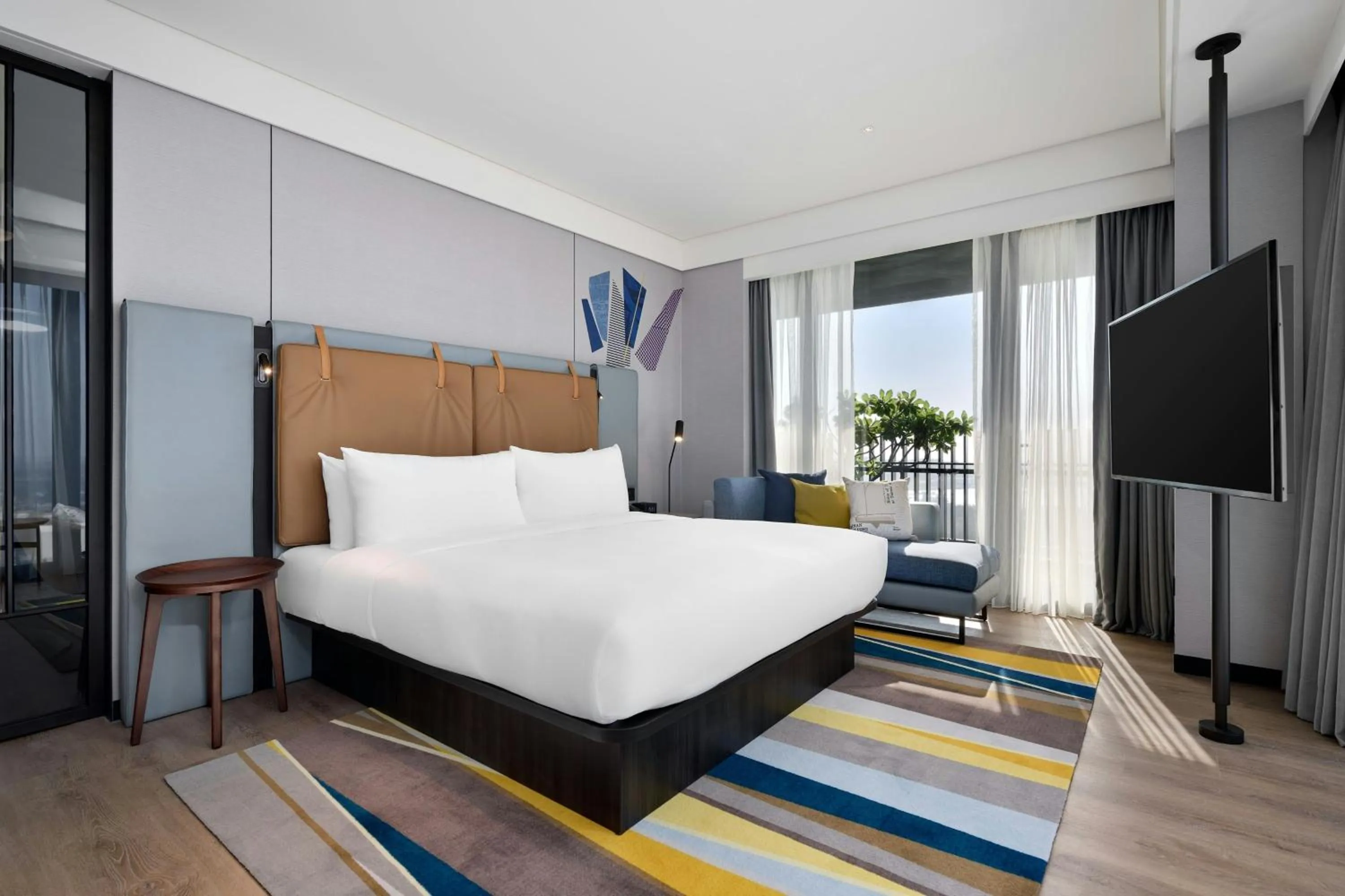 Bedroom, Bed in Aloft Tainan Anping