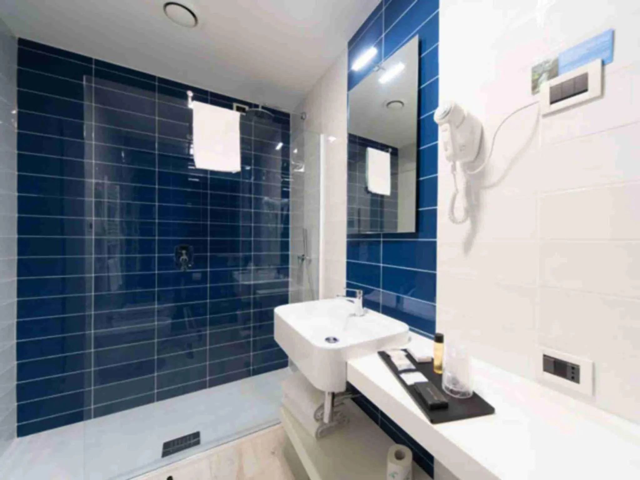 Shower, Bathroom in Hotel Miro'