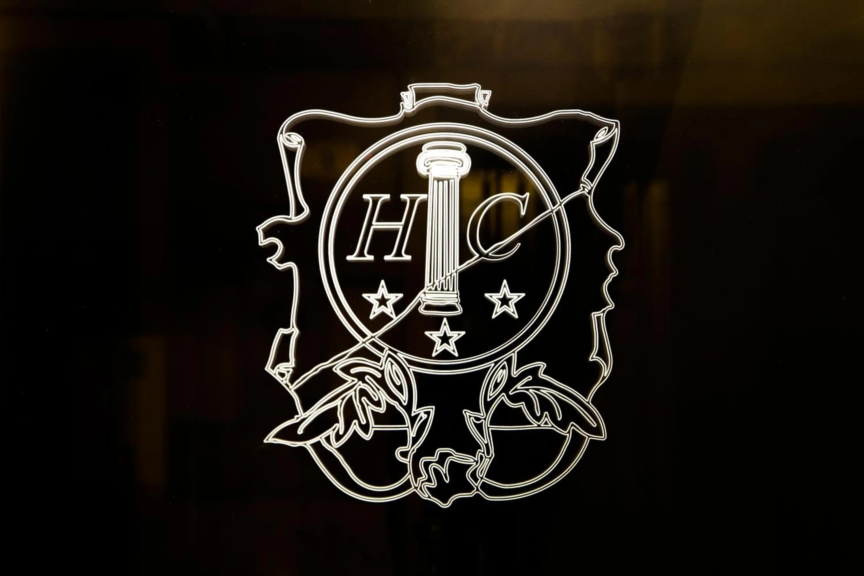 Decorative detail in Colonna Hotel