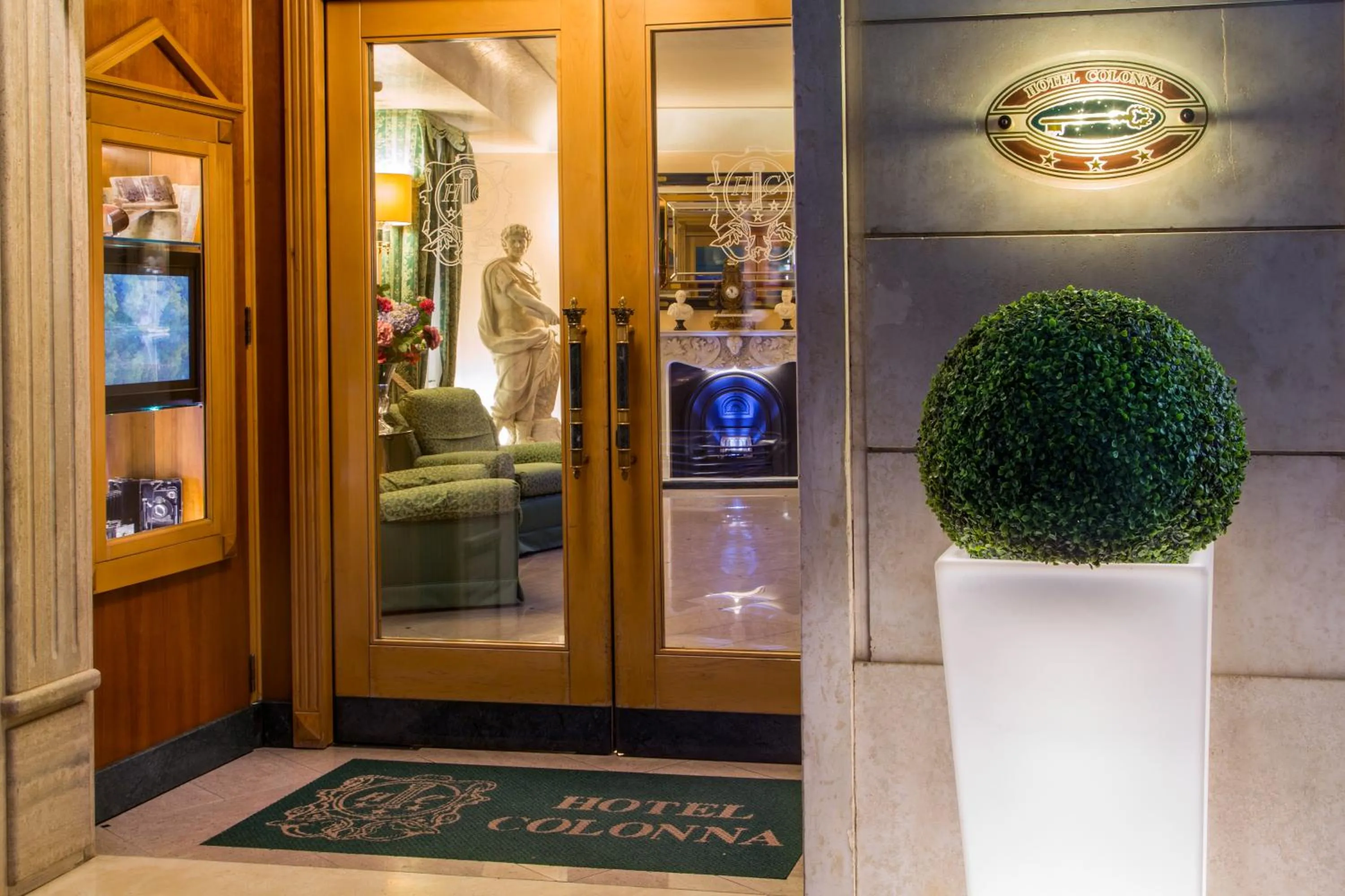 Lobby or reception in Colonna Hotel