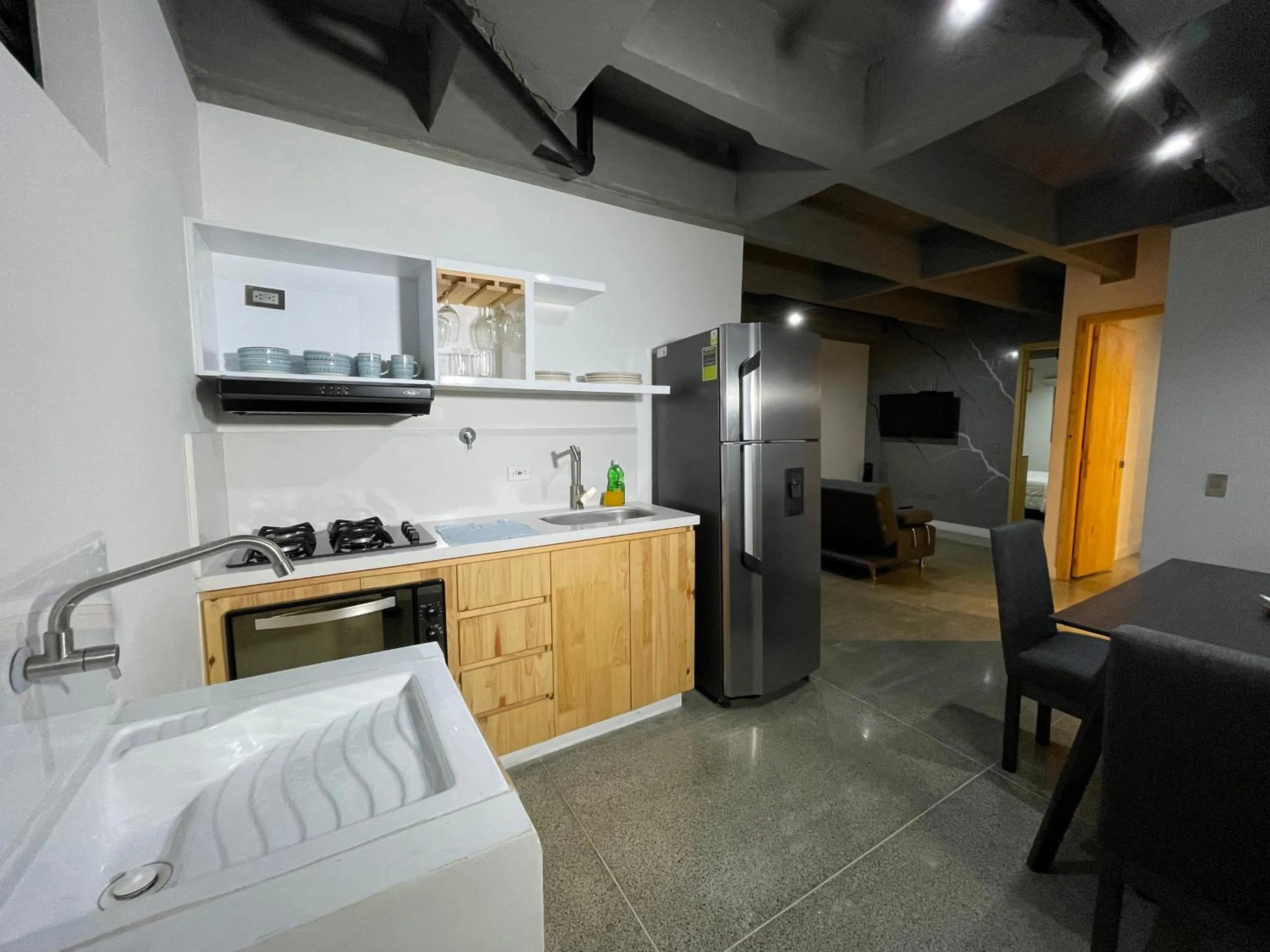 Kitchen or kitchenette in Edificio Helena