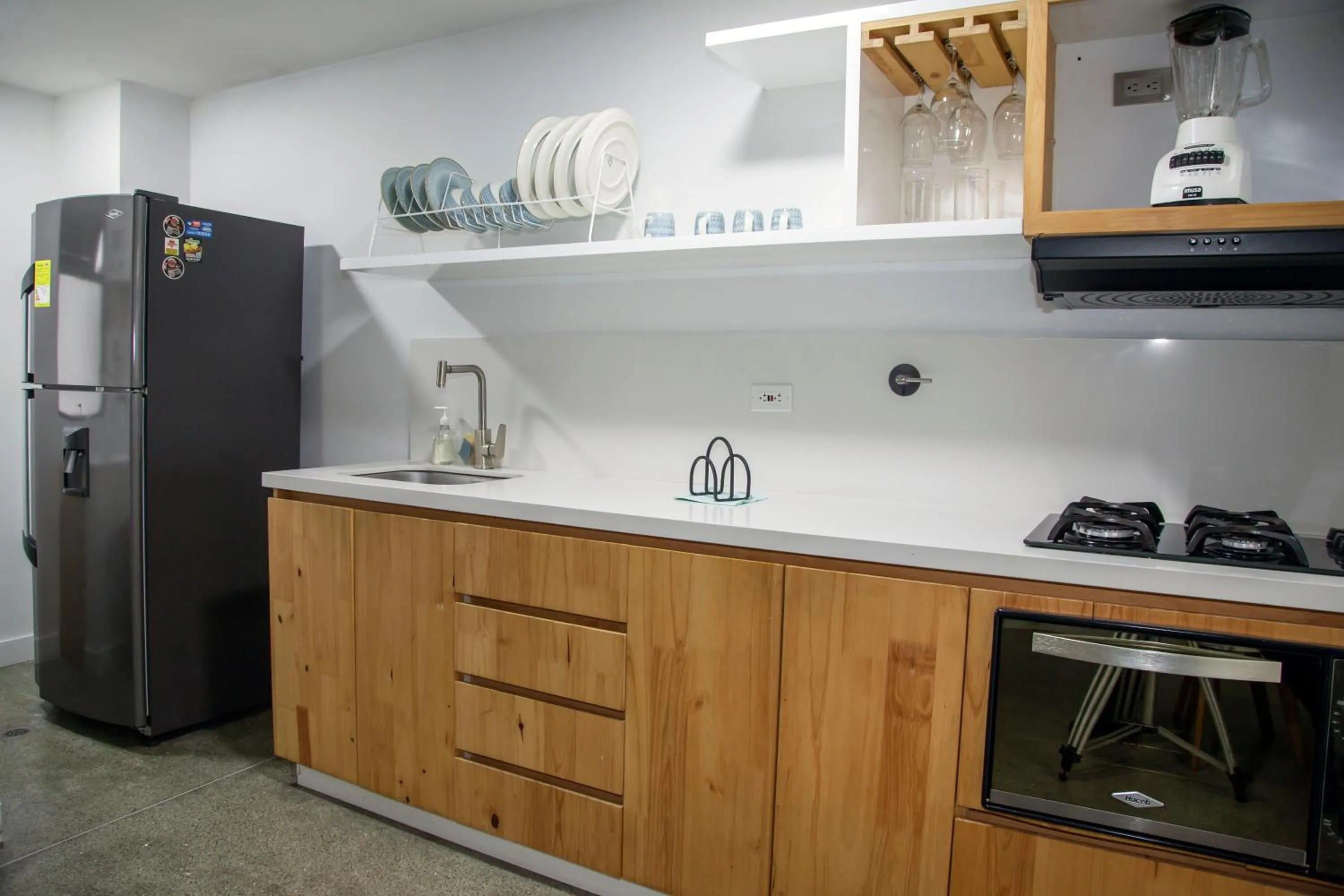 Kitchen or kitchenette in Edificio Helena