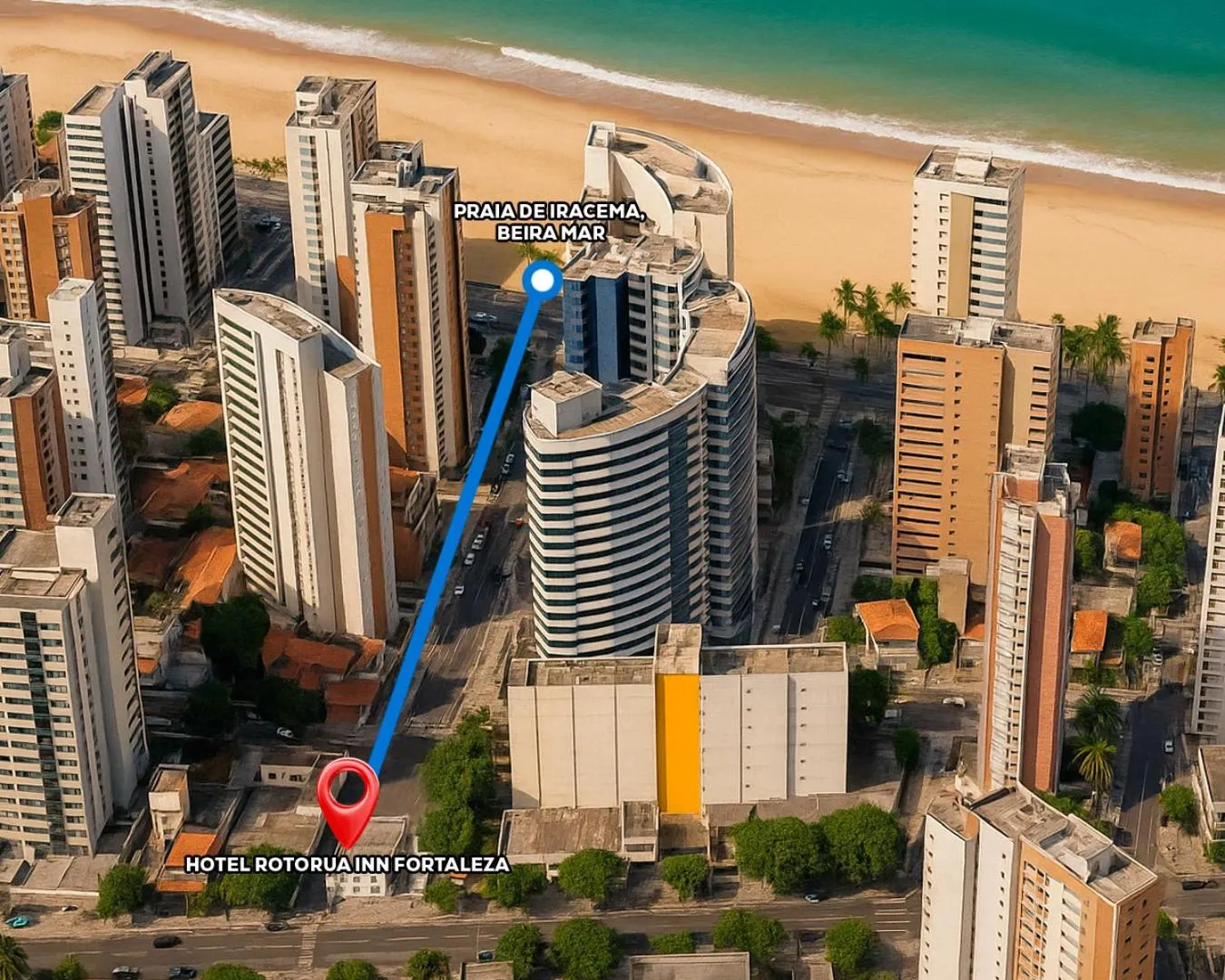 Nearby landmark in Hotel Rotorua inn Fortaleza - Beira Mar