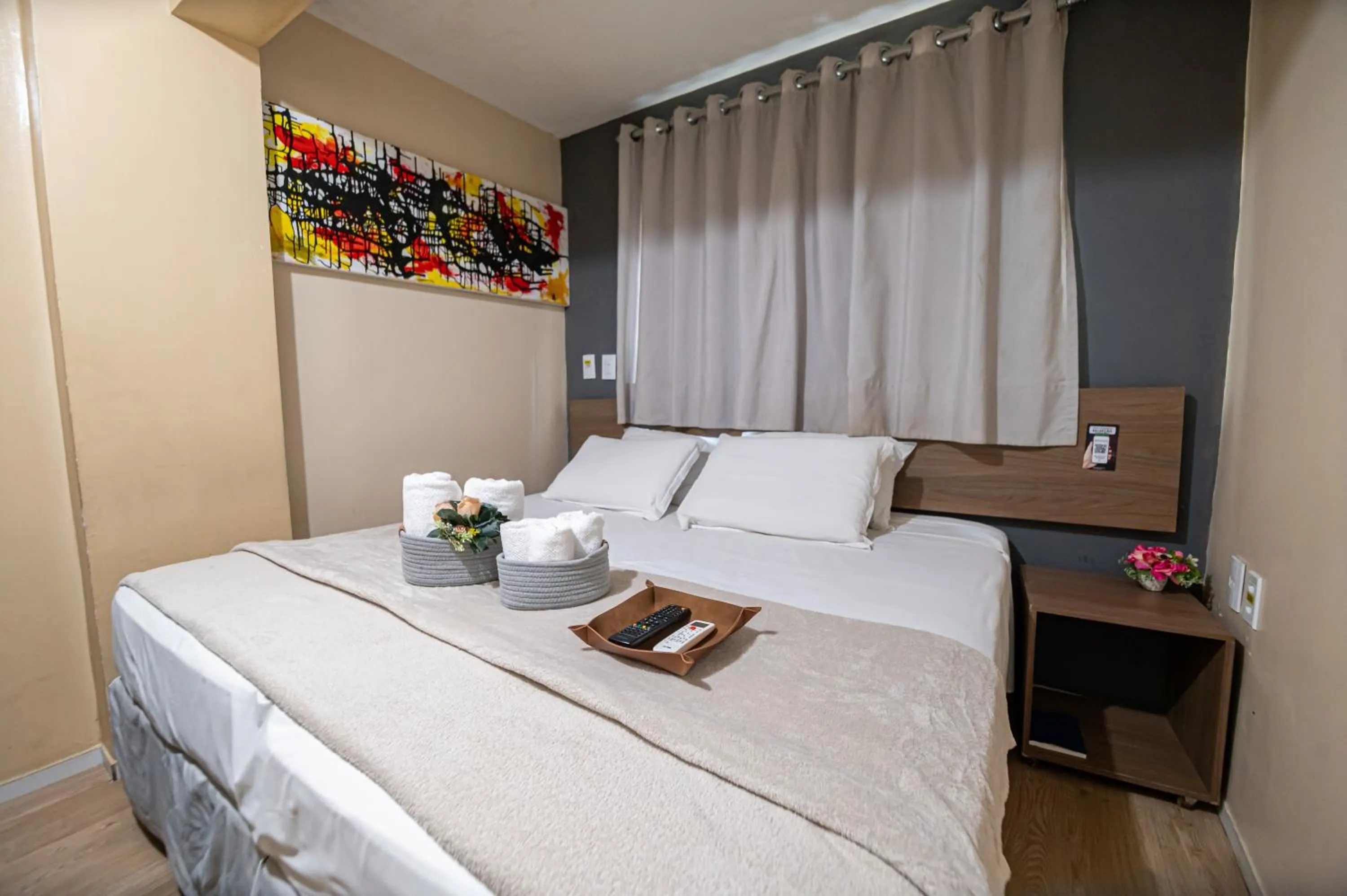 Bedroom, Bed in Hotel Rotorua inn Fortaleza - Beira Mar