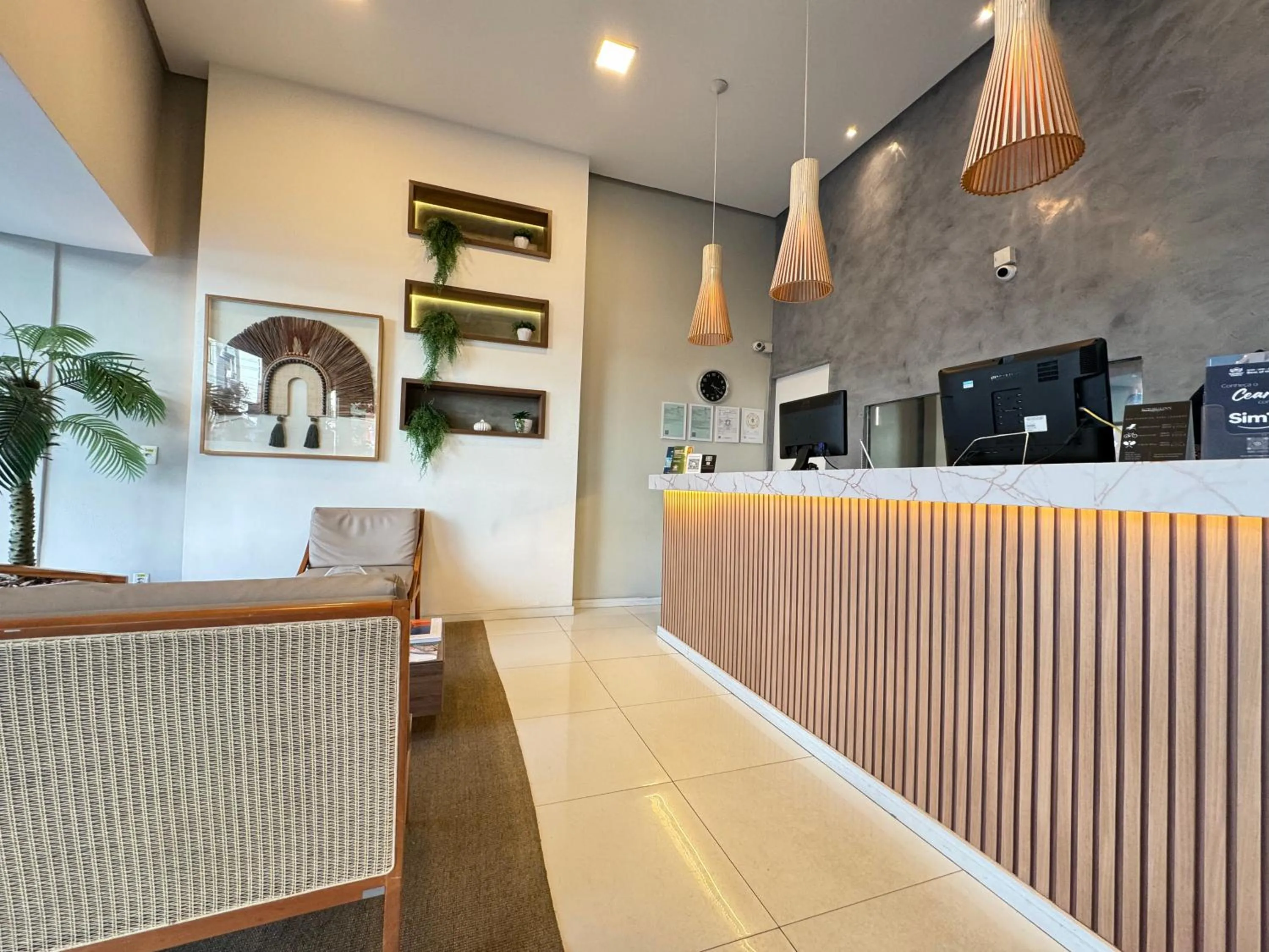 Lobby or reception in Hotel Rotorua inn Fortaleza - Beira Mar