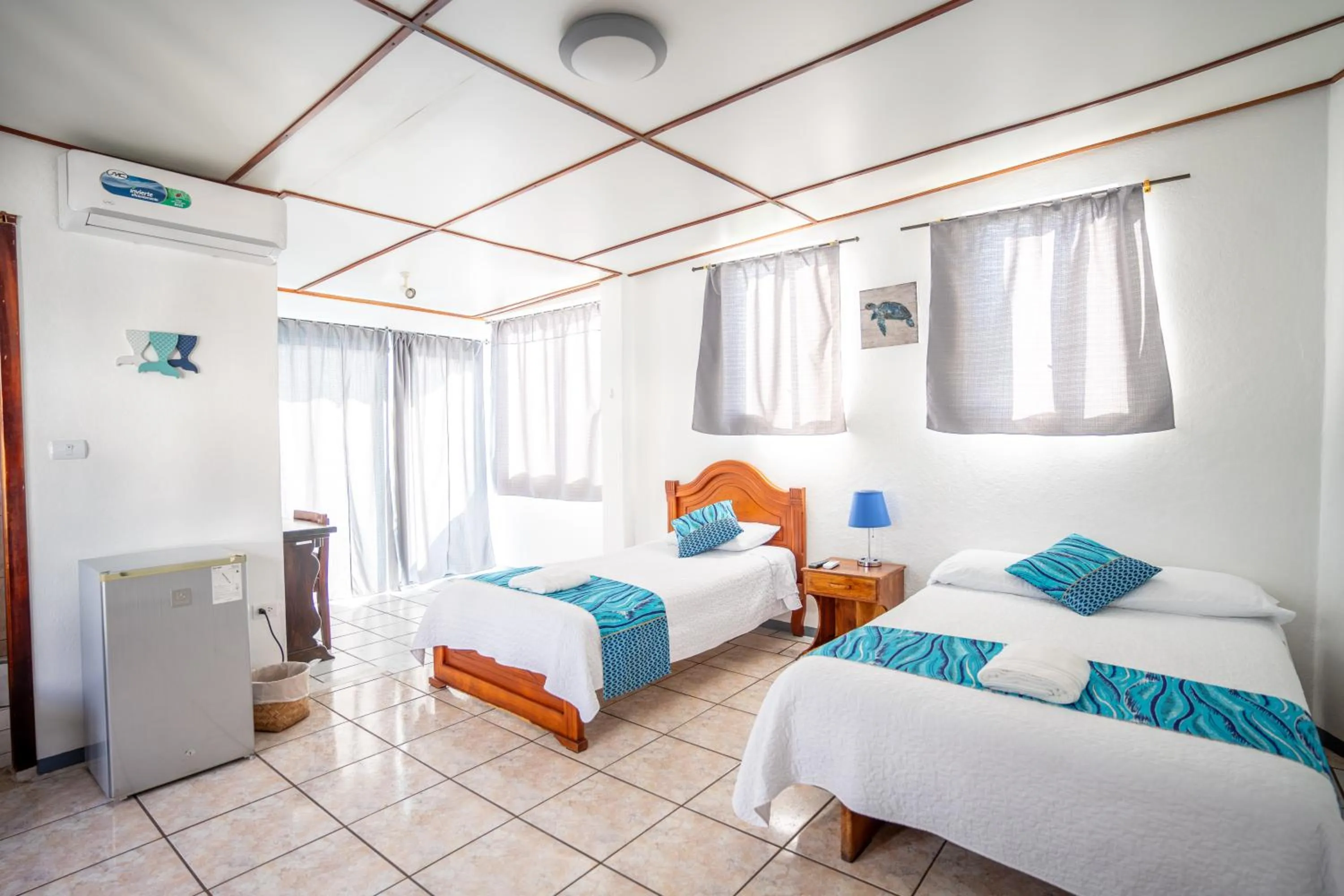 Bed in Maidith Galapagos Inn