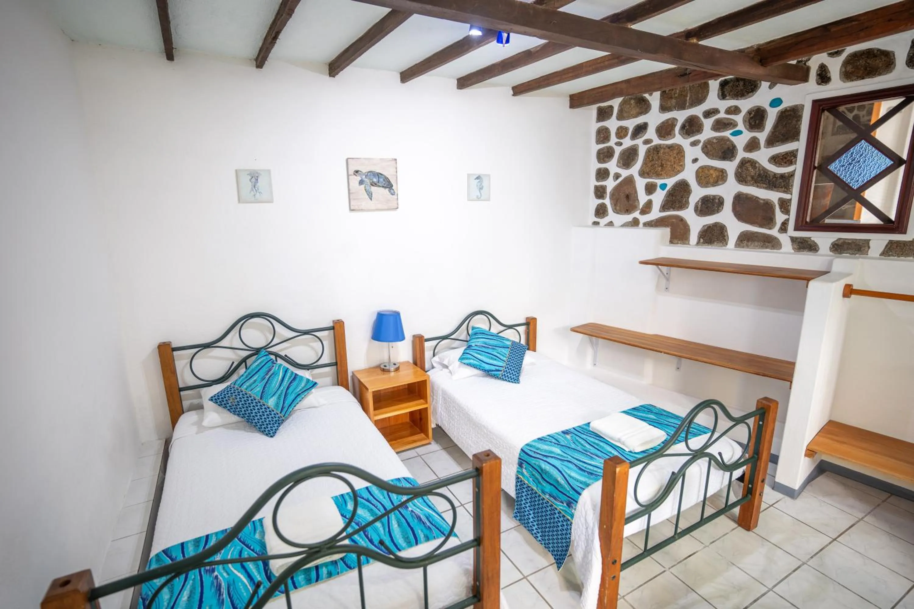 Bed in Maidith Galapagos Inn