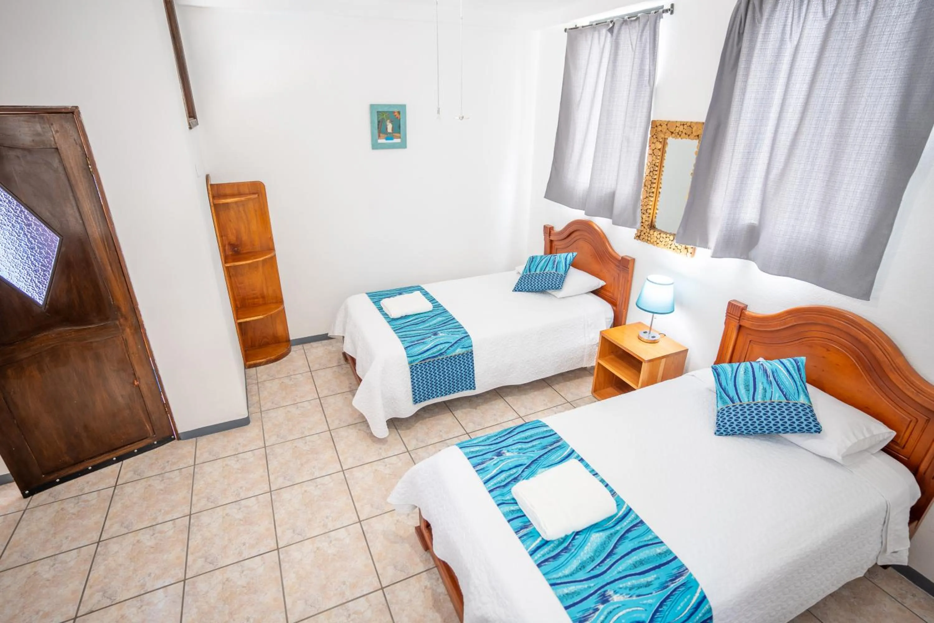 Bed in Maidith Galapagos Inn